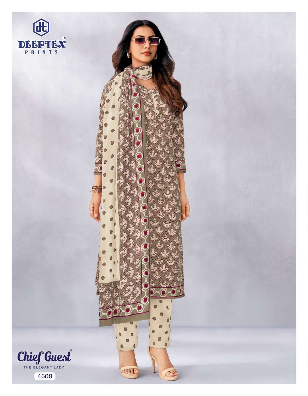 DEEPTEX PRINTS CHIEF GUEST VOL 46 COTTON PRINTED LADIES SALWAR SUIT 