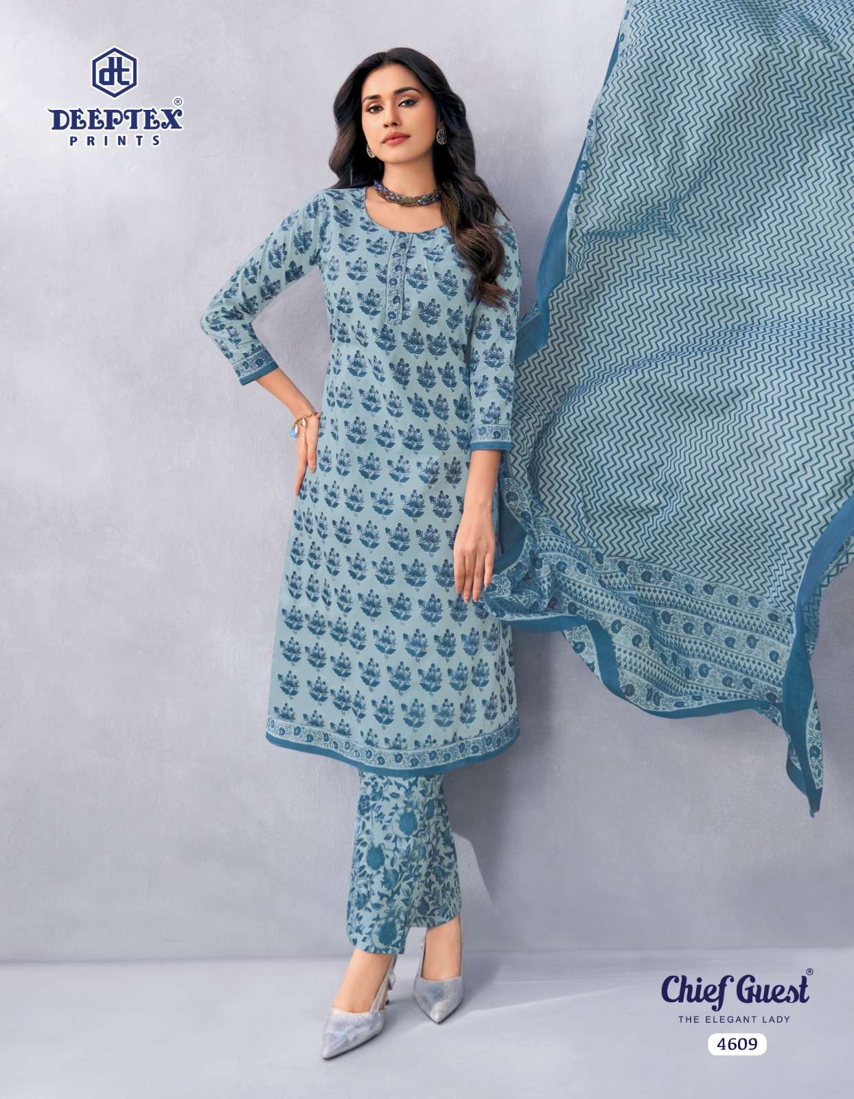 DEEPTEX PRINTS CHIEF GUEST VOL 46 COTTON PRINTED LADIES SALWAR SUIT 