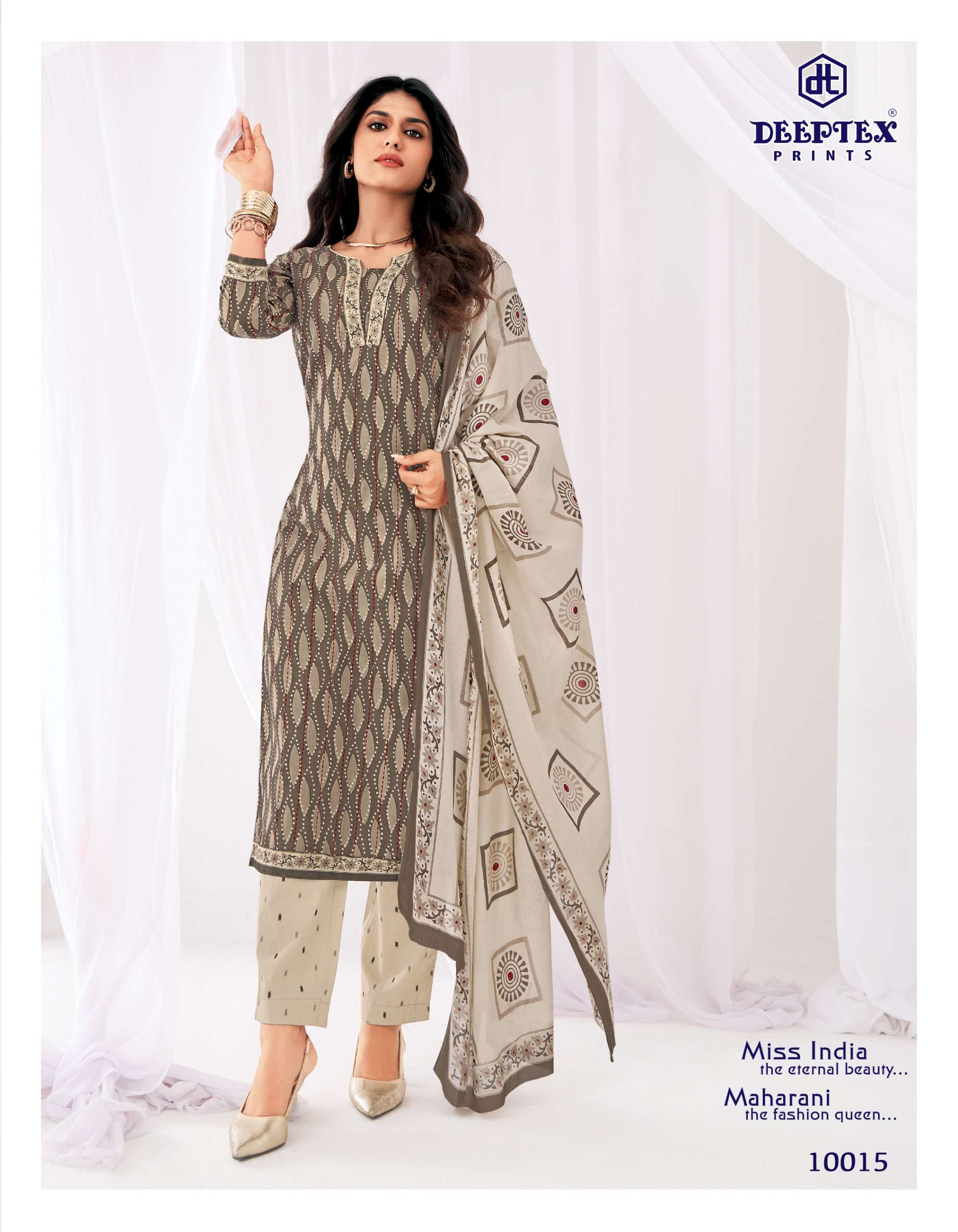 DEEPTEX PRINTS MISS INDIA VOL 100 COTTON PRINTED LADIES SALWAR SUIT 