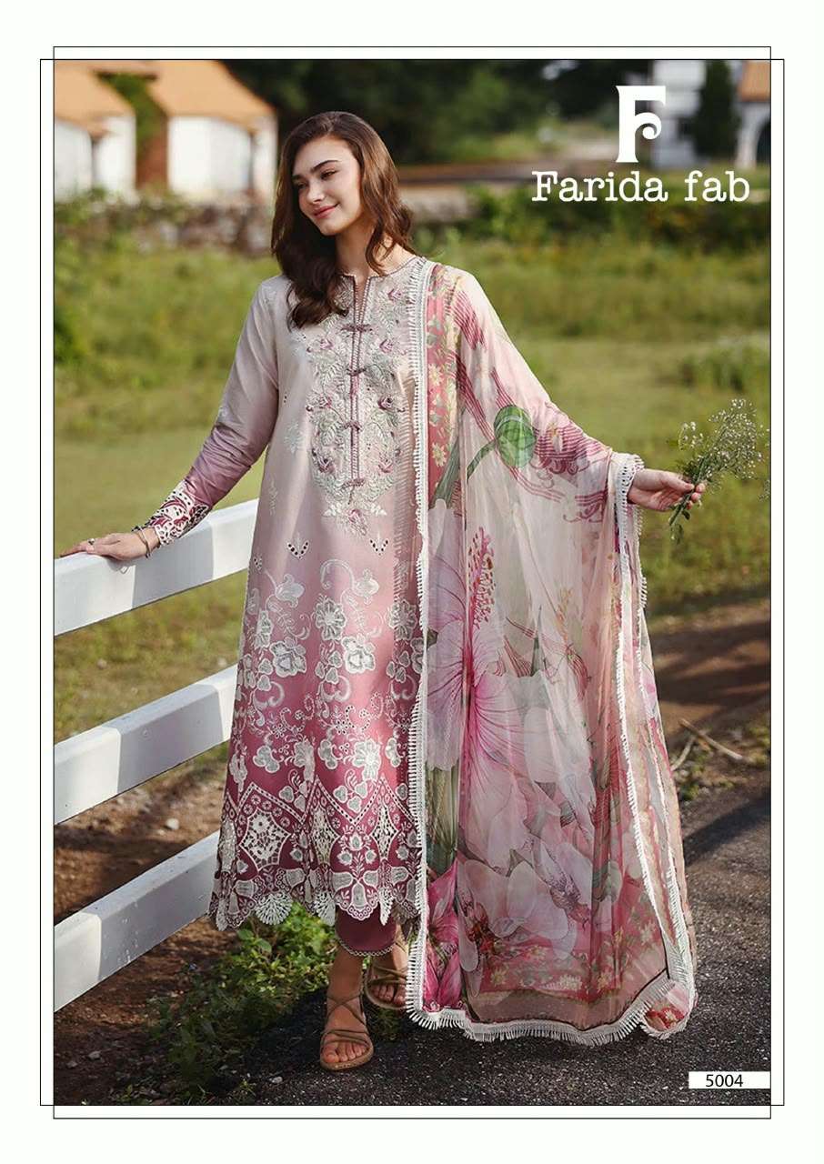 FARIDA FAB AMARA HEAVY COTTON LUXURY COLLECTION VOL 5 COTTON DIGITAL PRINT SALWAR SUIT 