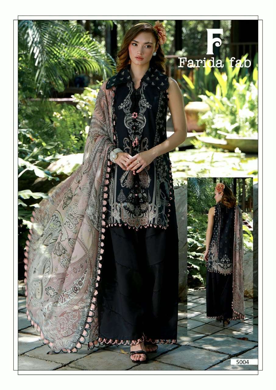 FARIDA FAB AMARA HEAVY COTTON LUXURY COLLECTION VOL 5 COTTON DIGITAL PRINT SALWAR SUIT 