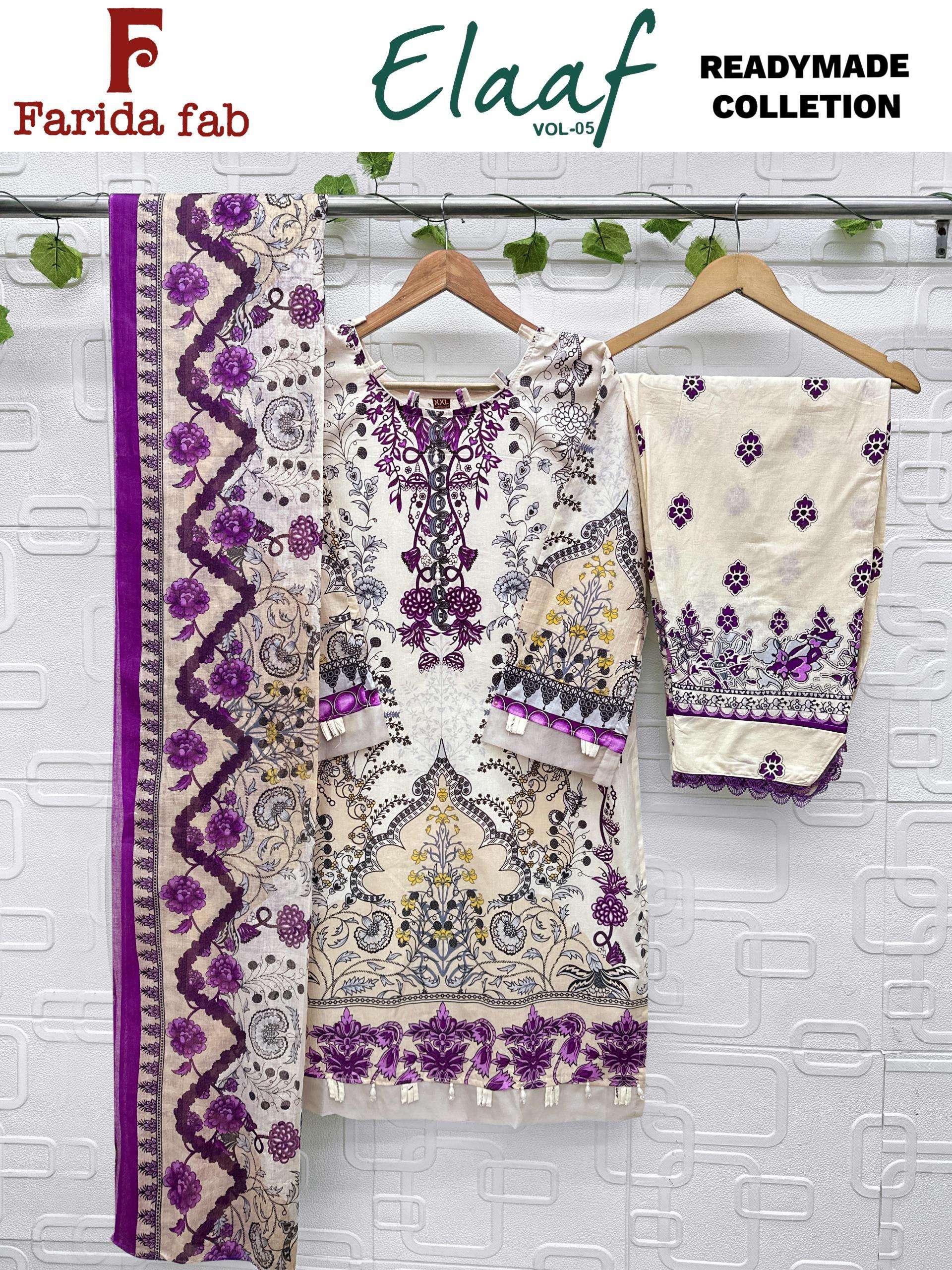 FARIDA FAB ELAAF VOL 5 READY MADE COLLECTION 
