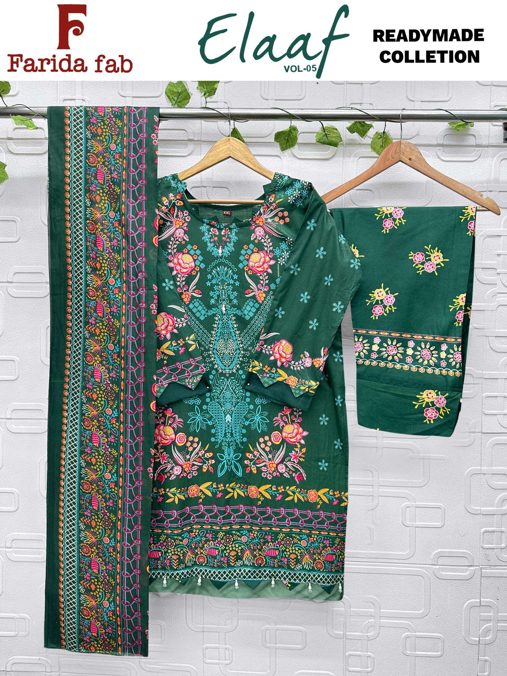 FARIDA FAB ELAAF VOL 5 READY MADE COLLECTION 