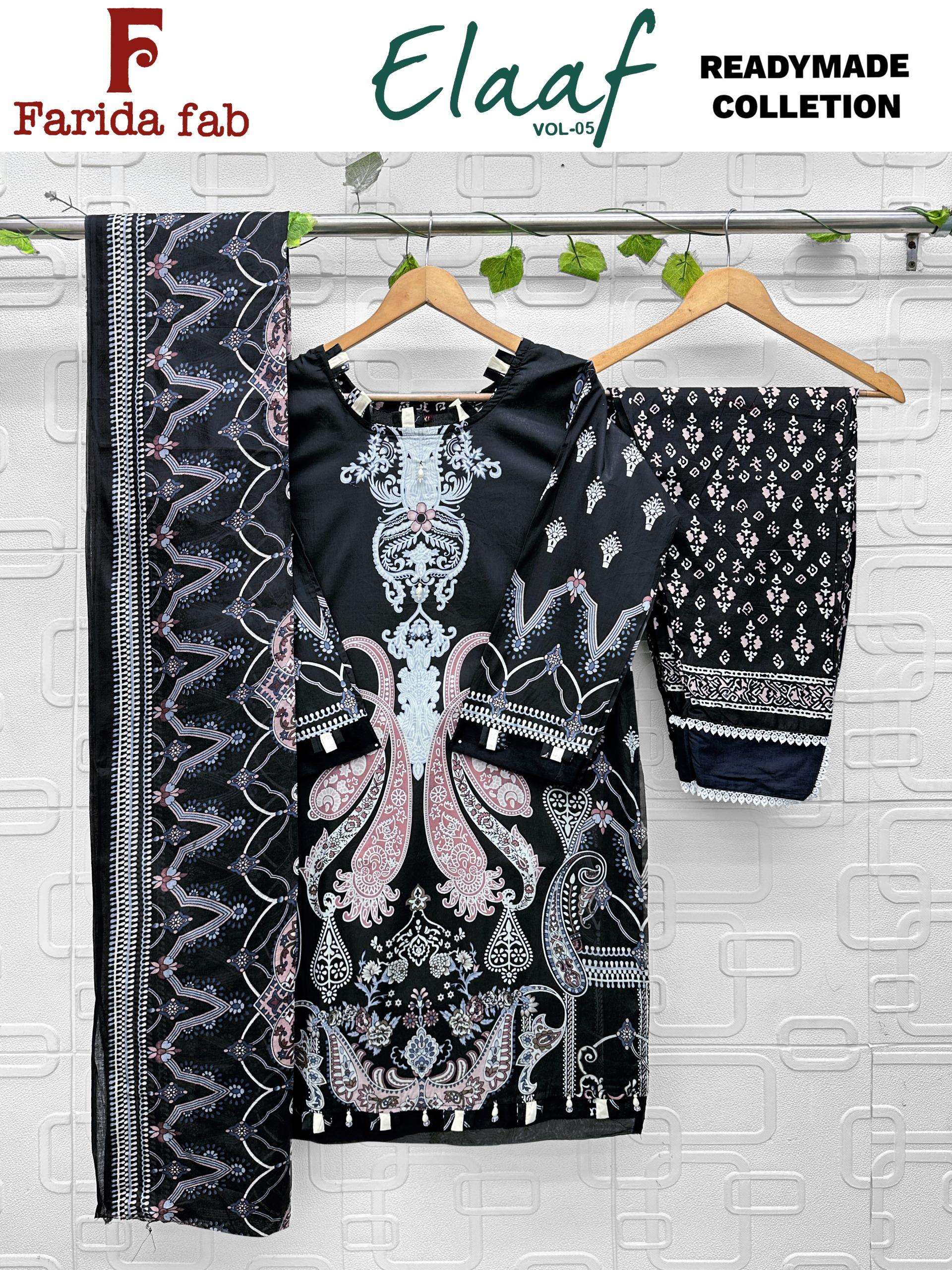 FARIDA FAB ELAAF VOL 5 READY MADE COLLECTION 