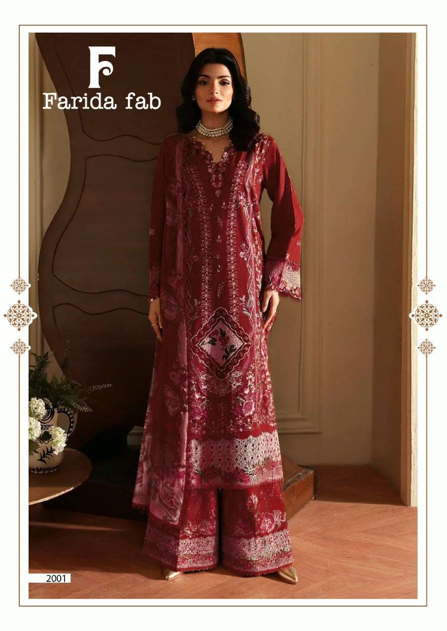 FARIDA FAB JULFAT VOL 2 COTTON DIGITAL PRINTS SALWAR SUIT 