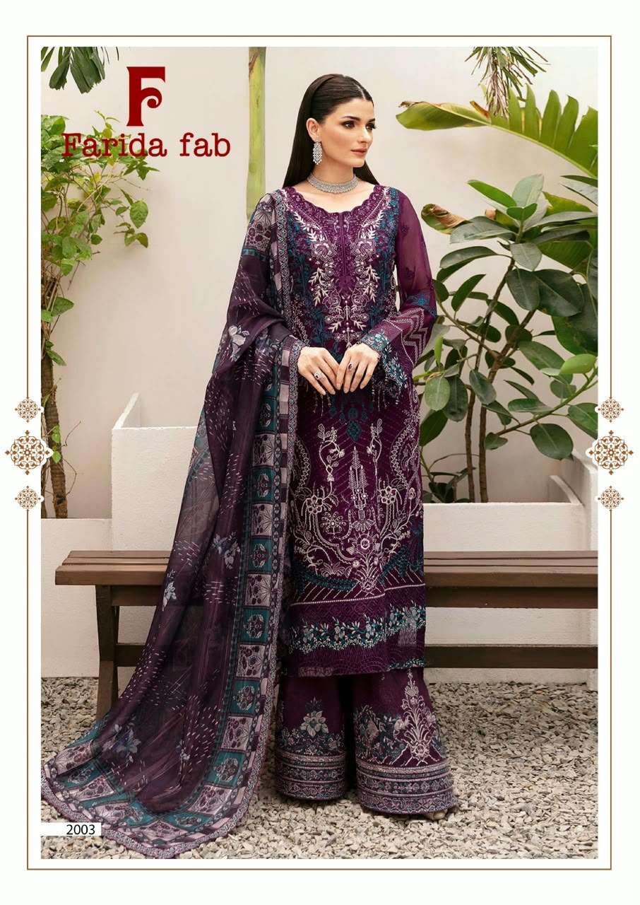 FARIDA FAB JULFAT VOL 2 COTTON DIGITAL PRINTS SALWAR SUIT 