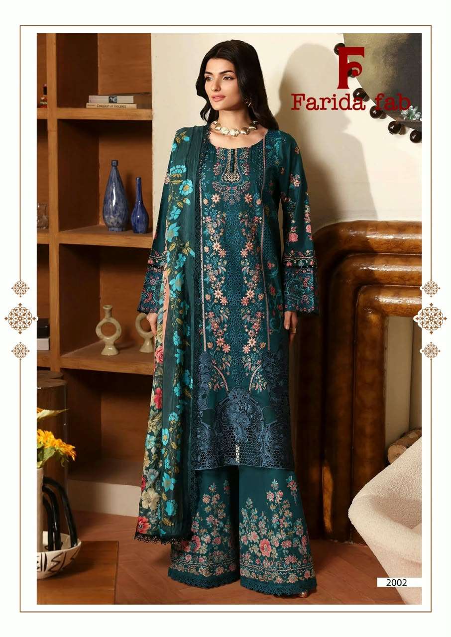 FARIDA FAB JULFAT VOL 2 COTTON DIGITAL PRINTS SALWAR SUIT 