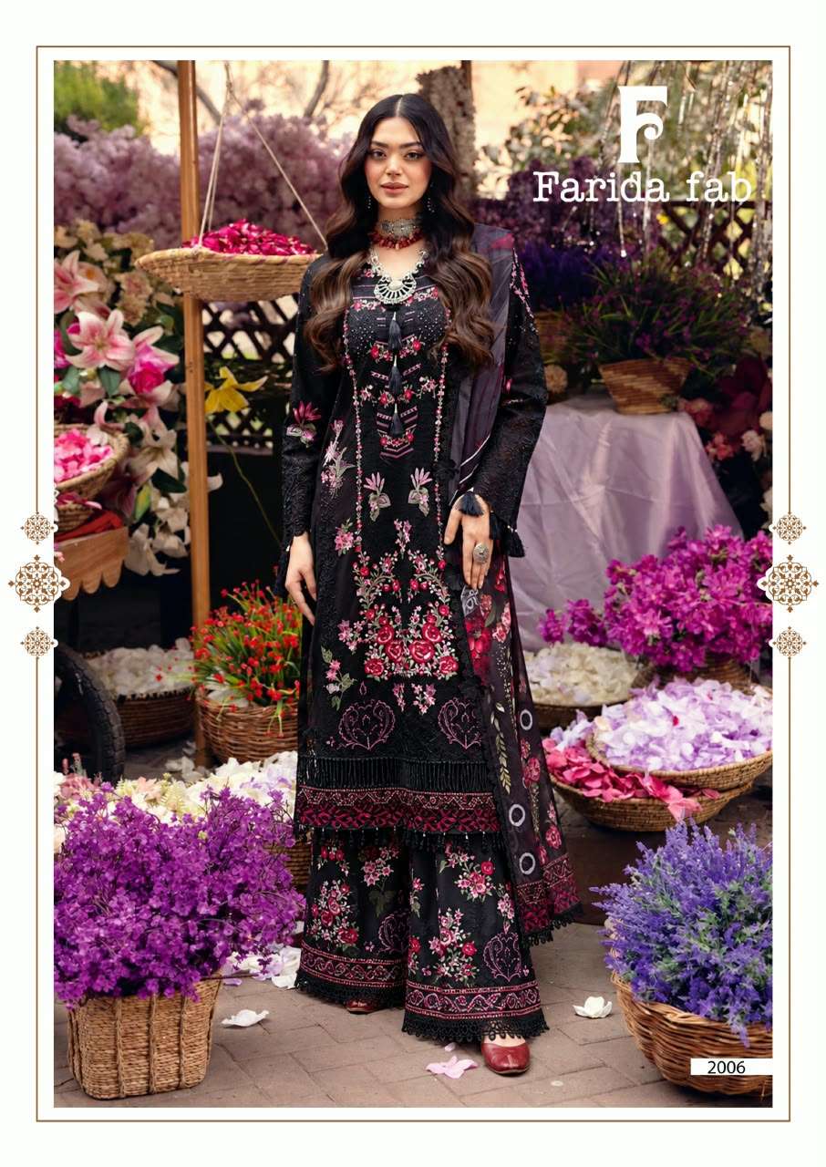 FARIDA FAB JULFAT VOL 2 COTTON DIGITAL PRINTS SALWAR SUIT 