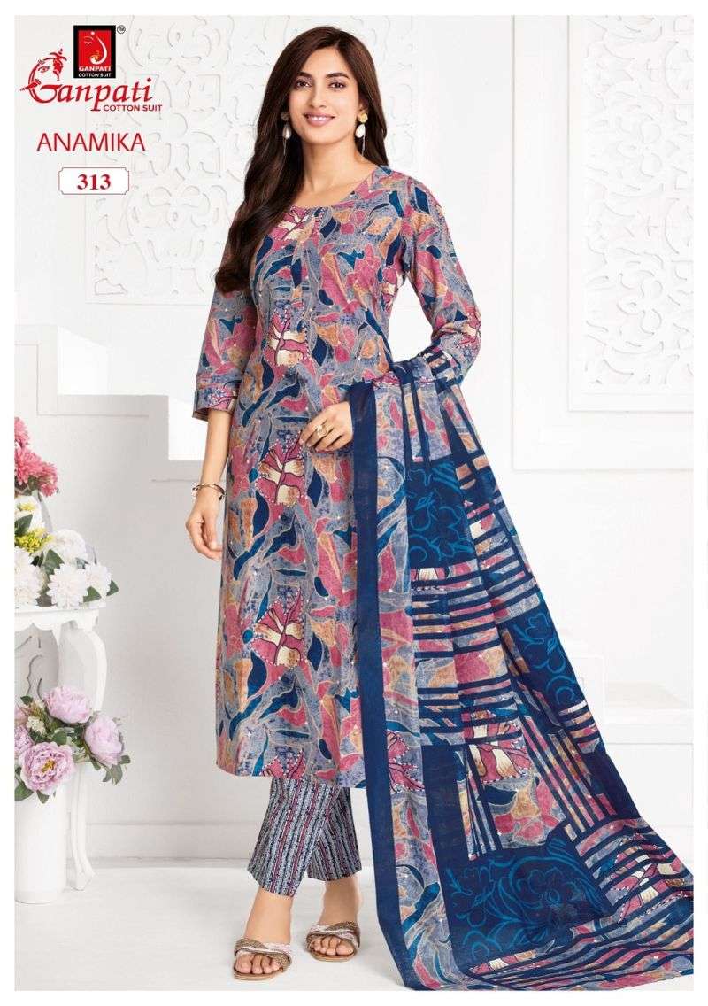 GANPATI ANAMIKA VOL 3 COTTON PRINTED LADIES SALWAR SUIT