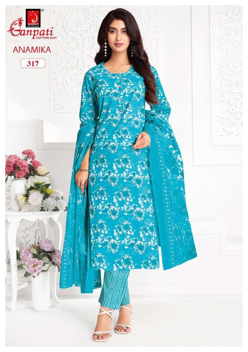 GANPATI ANAMIKA VOL 3 COTTON PRINTED LADIES SALWAR SUIT