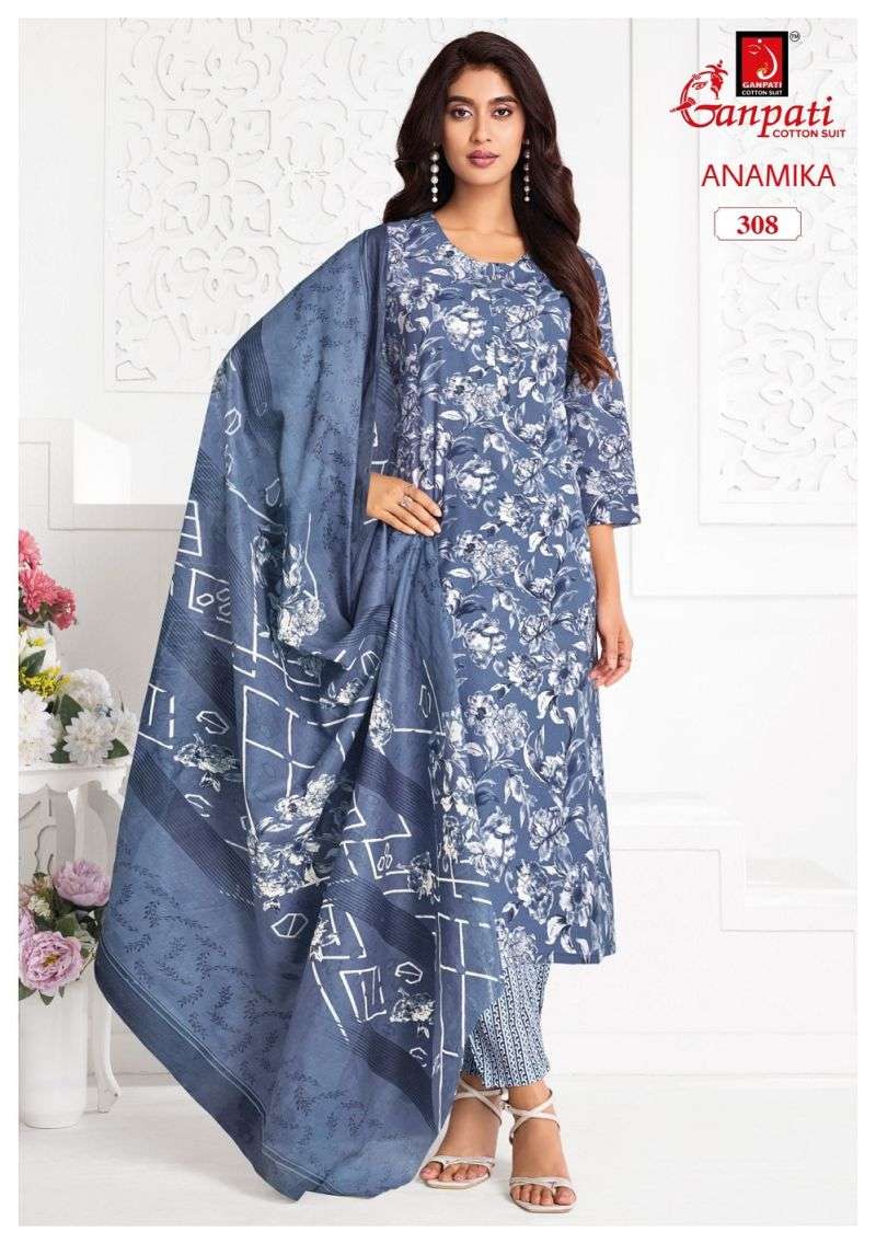 GANPATI ANAMIKA VOL 3 COTTON PRINTED LADIES SALWAR SUIT