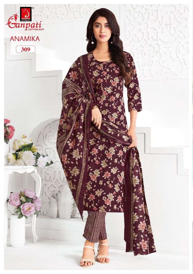 GANPATI ANAMIKA VOL 3 COTTON PRINTED LADIES SALWAR SUIT