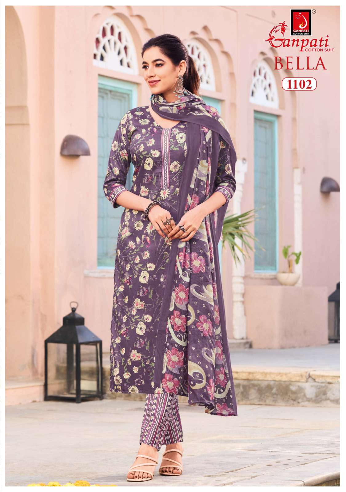 GANPATI BELLA VOL 11 COTTON READY MADE LADIES SUIT 