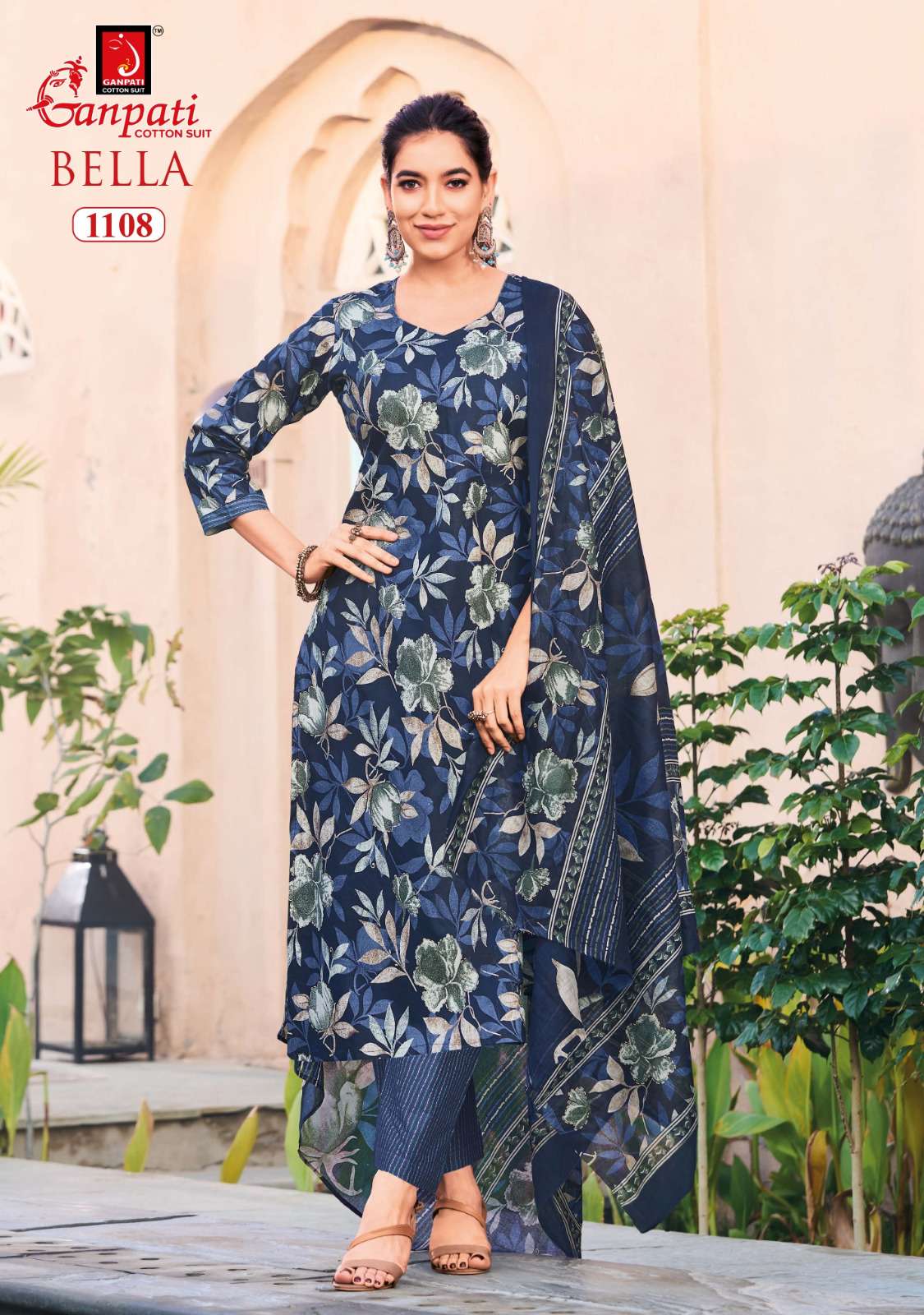 GANPATI BELLA VOL 11 COTTON READY MADE LADIES SUIT 