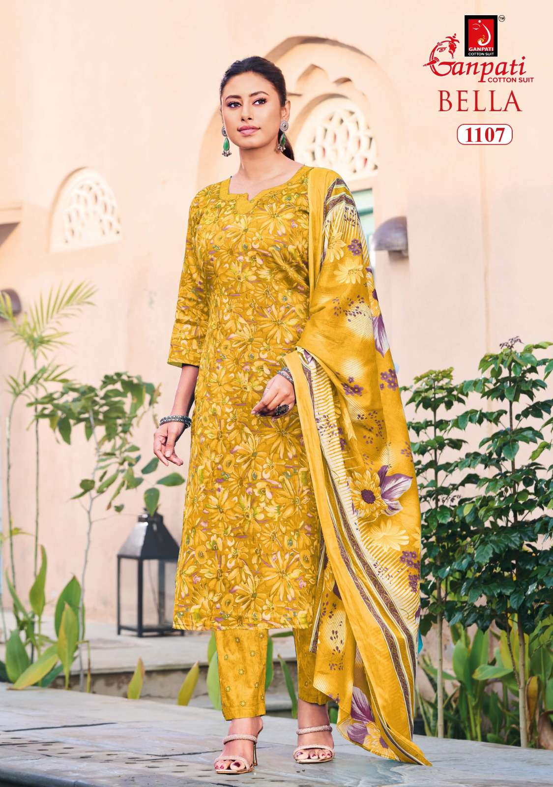 GANPATI BELLA VOL 11 COTTON READY MADE LADIES SUIT 