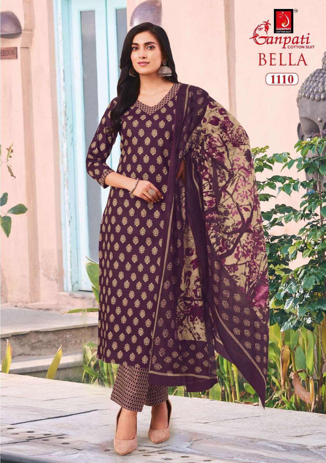 GANPATI BELLA VOL 11 COTTON READY MADE LADIES SUIT 