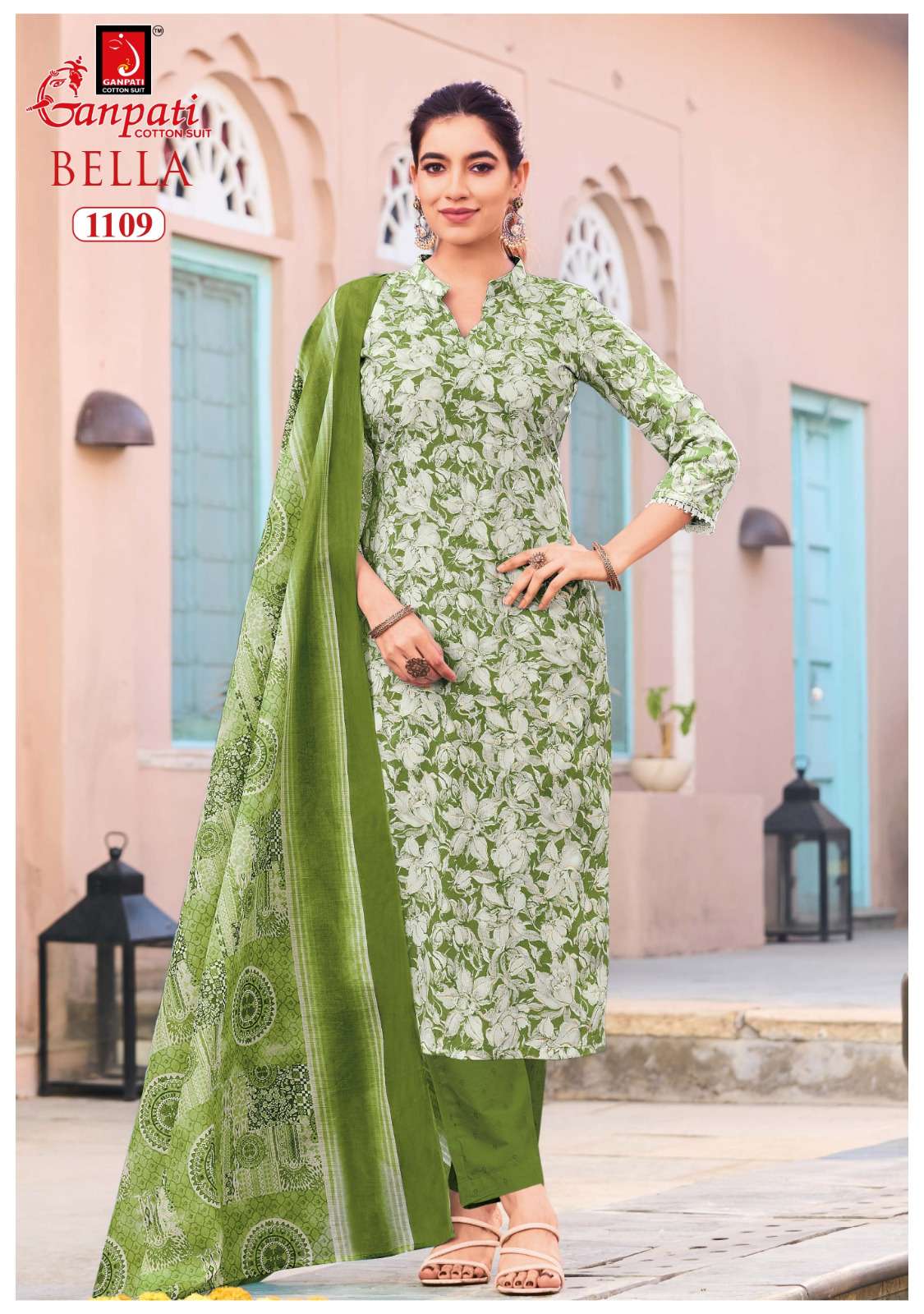 GANPATI BELLA VOL 11 COTTON READY MADE LADIES SUIT 