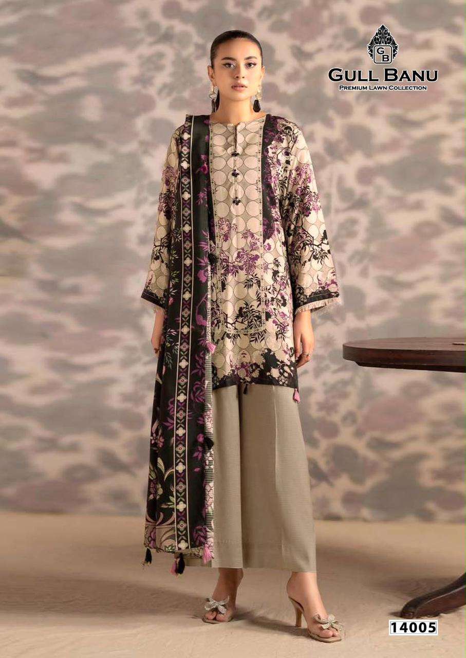 GULL AAHMED GULL BANU VOL 14 COTTON DIGITAL PRINTS SALWAR SUIT