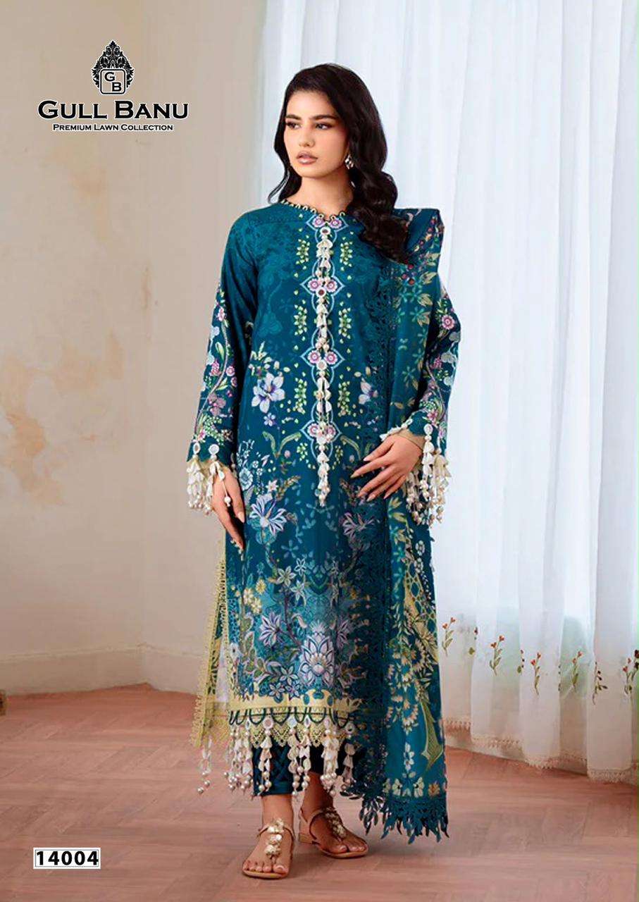 GULL AAHMED GULL BANU VOL 14 COTTON DIGITAL PRINTS SALWAR SUIT