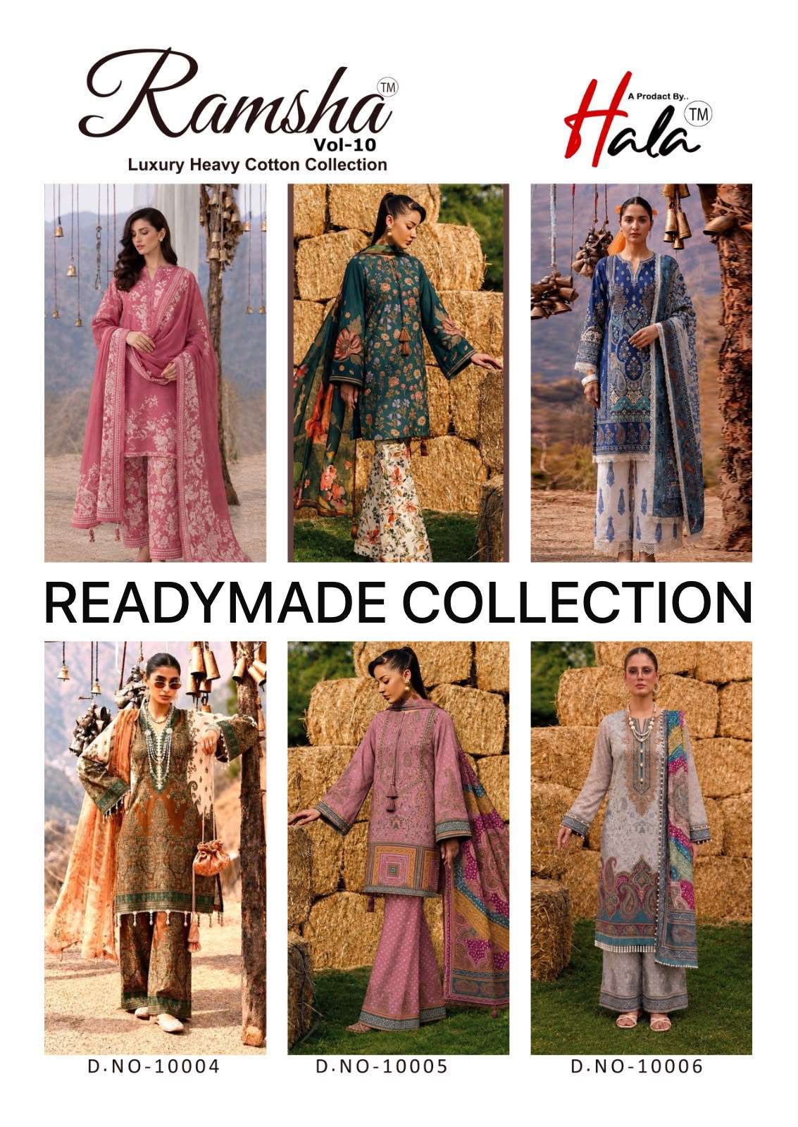 HALA RAMSHA VOL 10 READY MADE COLLECTION