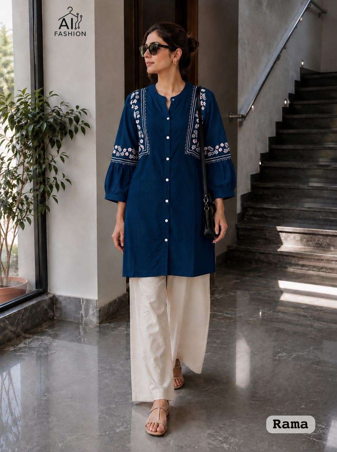 INLI BUNAAI 2.0 RAYON FANCY LOOKS LADIES SHORT KURTI WITH PLAZZO PAIR 