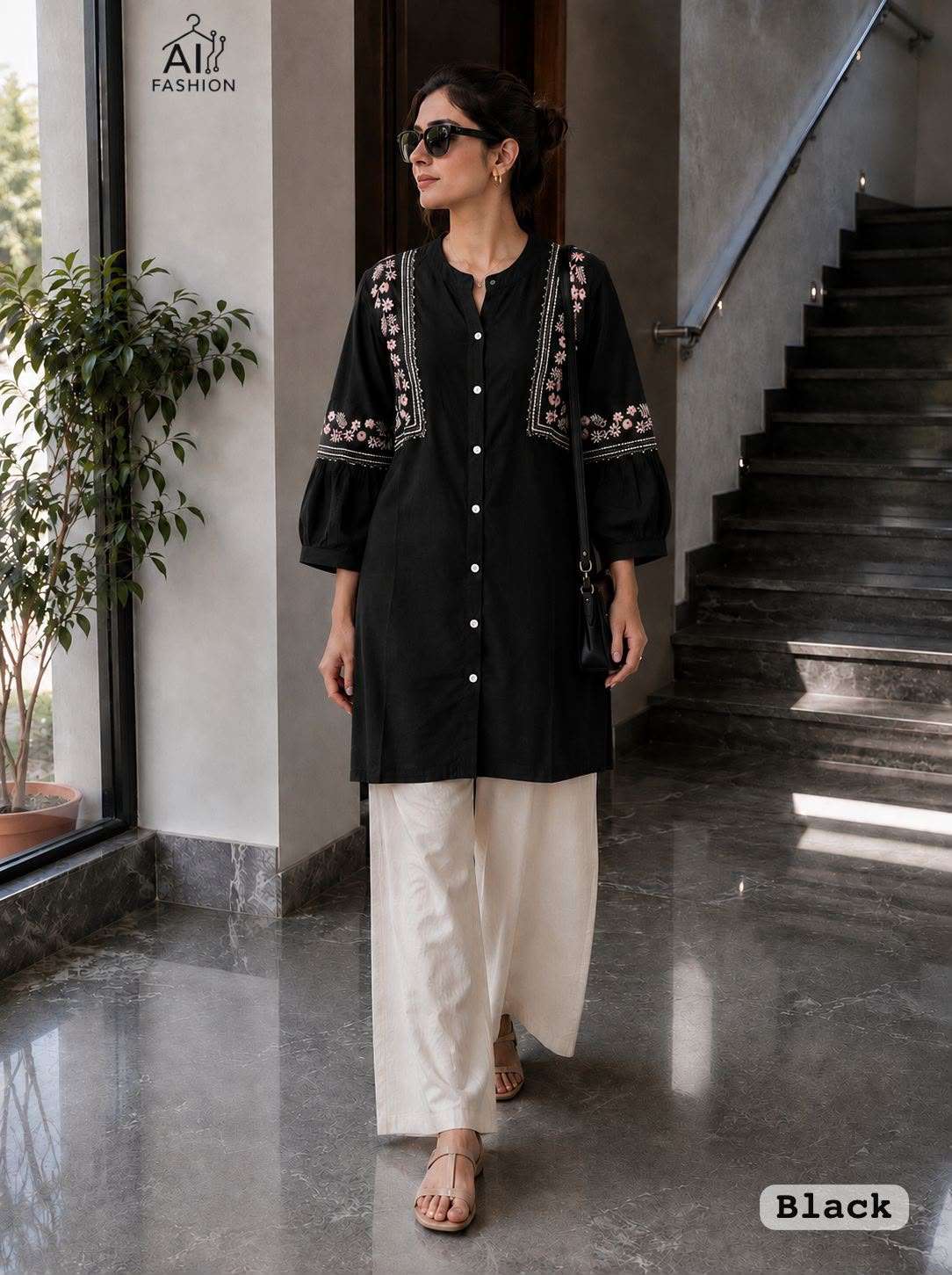 INLI BUNAAI 2.0 RAYON FANCY LOOKS LADIES SHORT KURTI WITH PLAZZO PAIR 