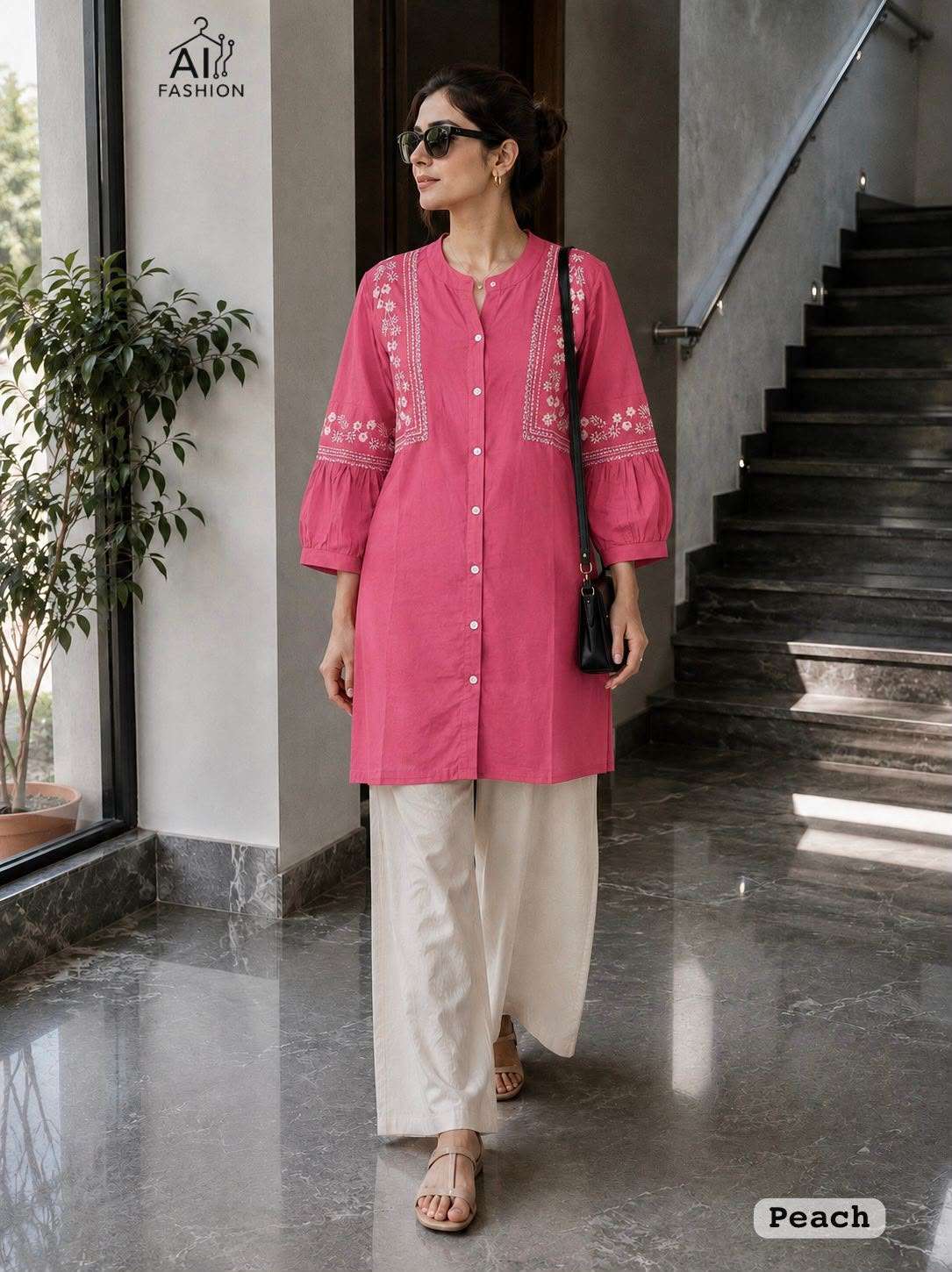 INLI BUNAAI 2.0 RAYON FANCY LOOKS LADIES SHORT KURTI WITH PLAZZO PAIR 