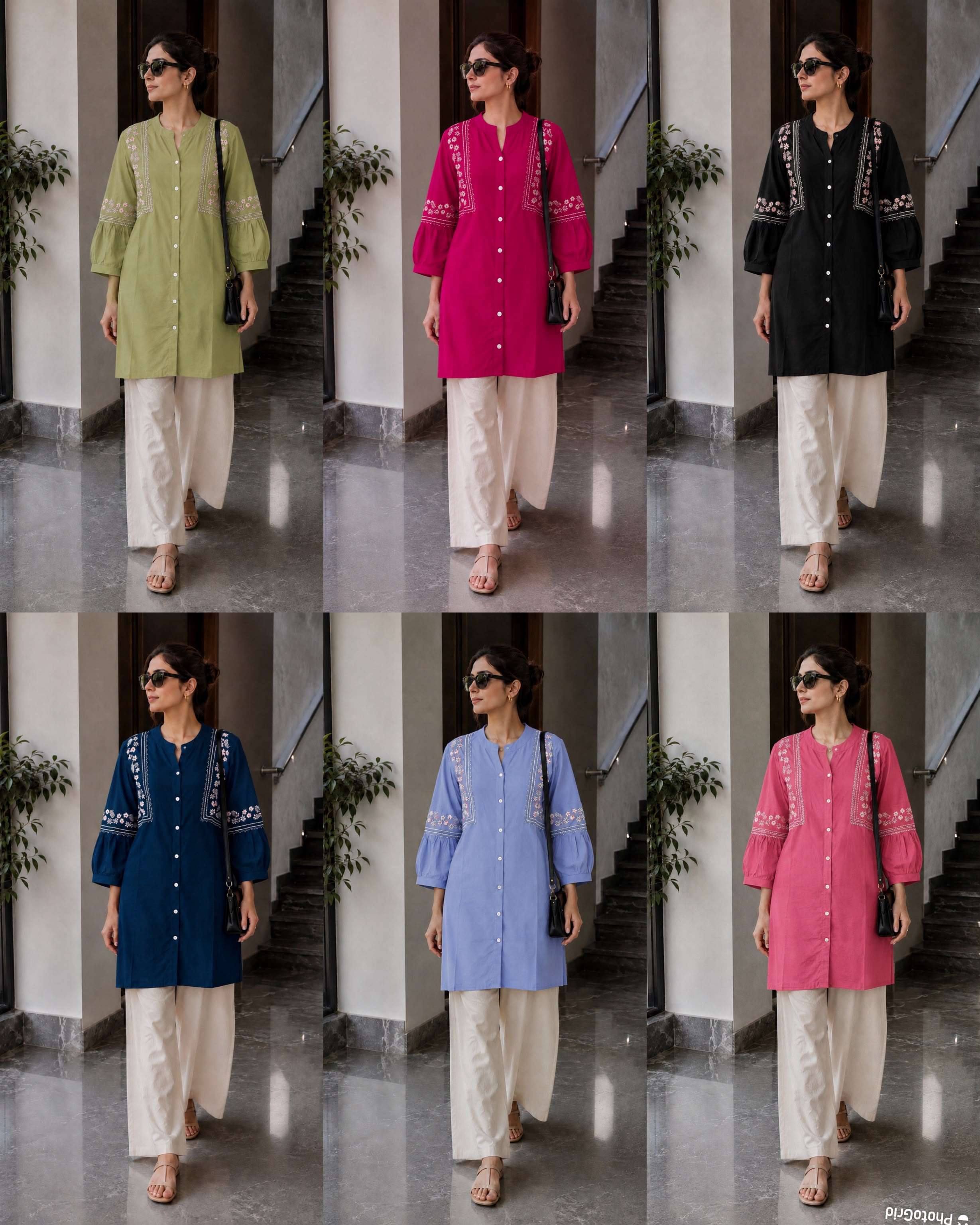 INLI BUNAAI 2.0 RAYON FANCY LOOKS LADIES SHORT KURTI WITH PLAZZO PAIR 
