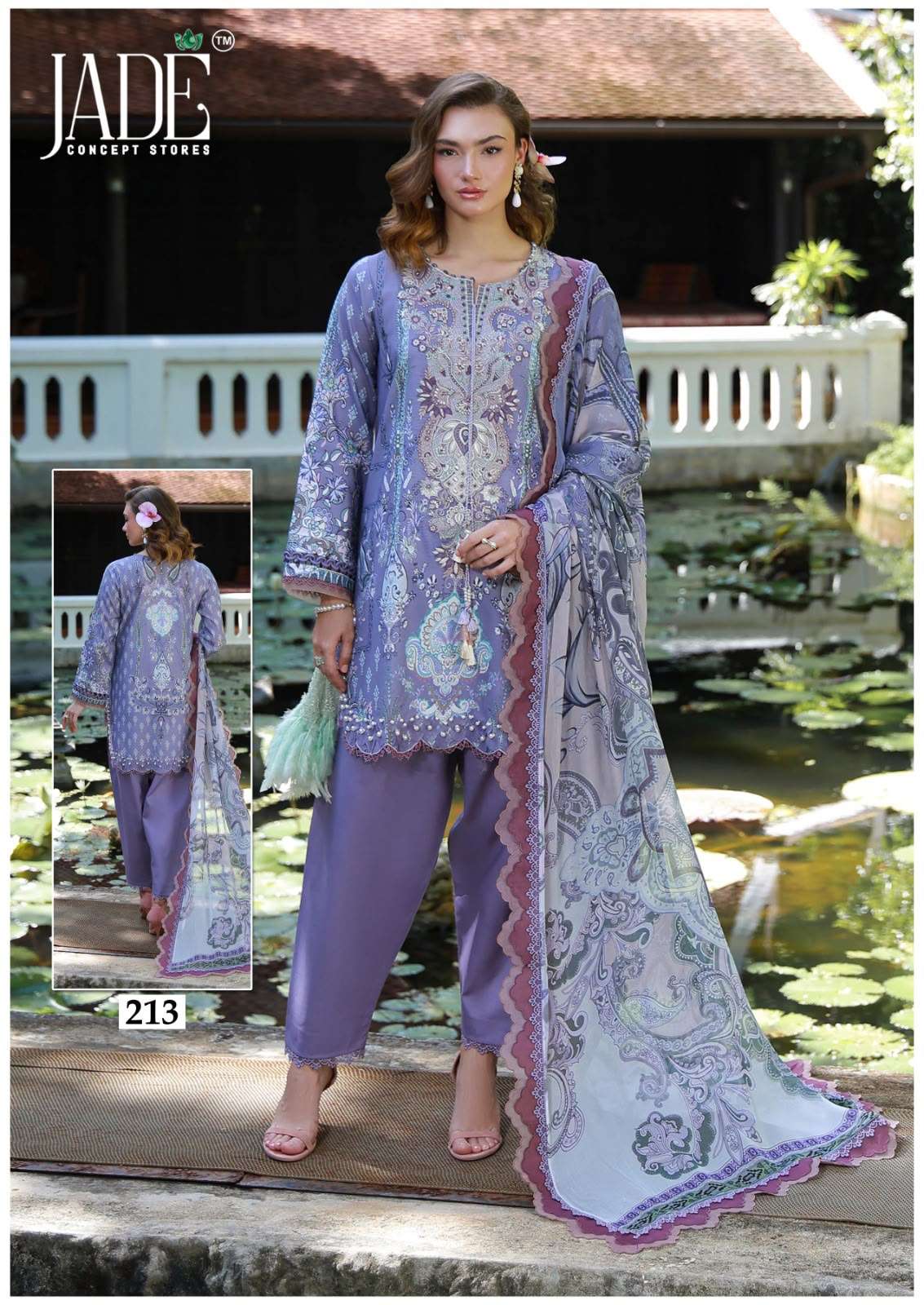 JADE CHEVRON EXCLUSIVE HEAVY COTTON VOL 22 READY MADE COLLECTION 