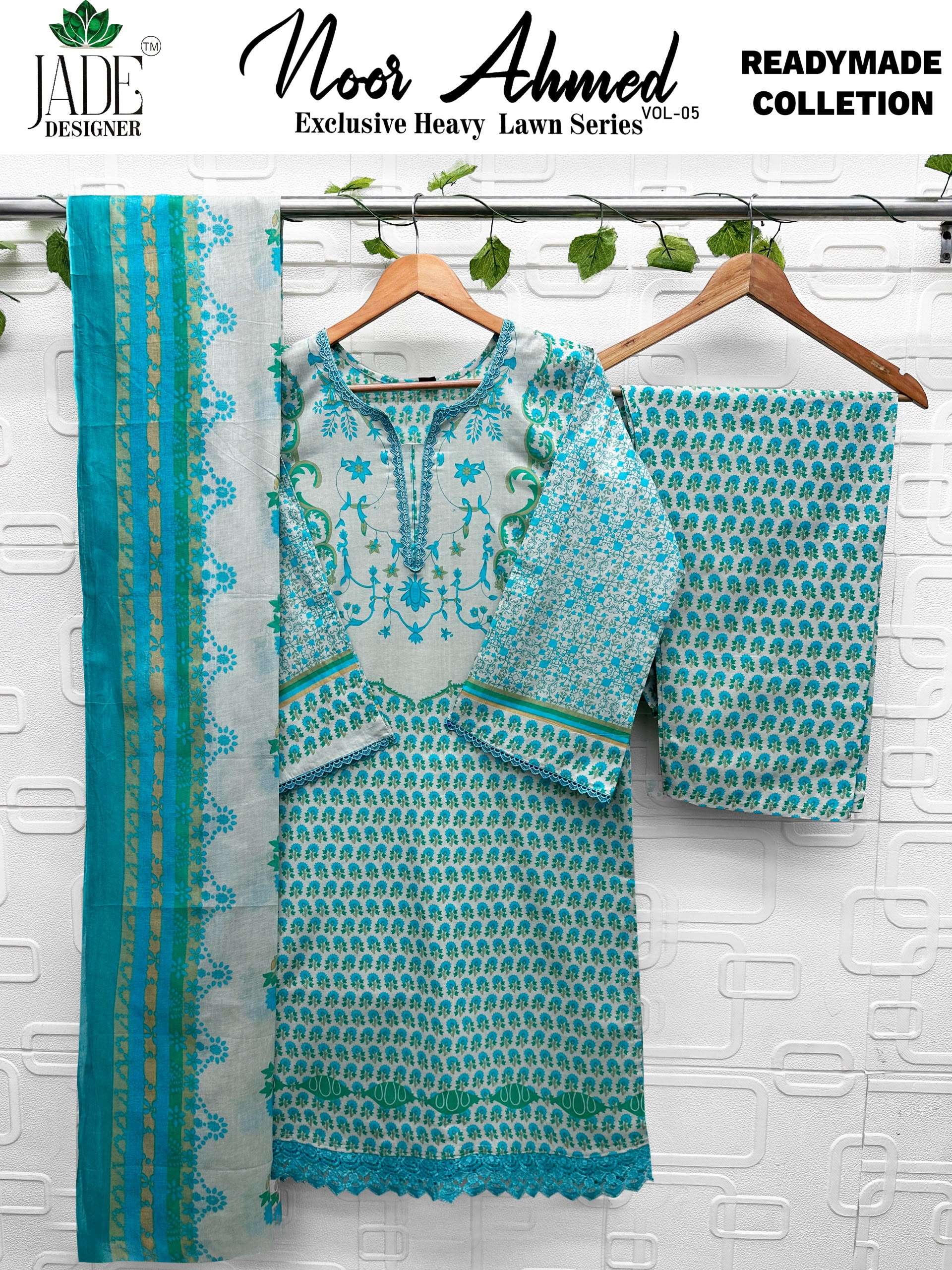 JADE DESIGNER NOOR AHMED VOL 5 READY MADE COLLECTION 