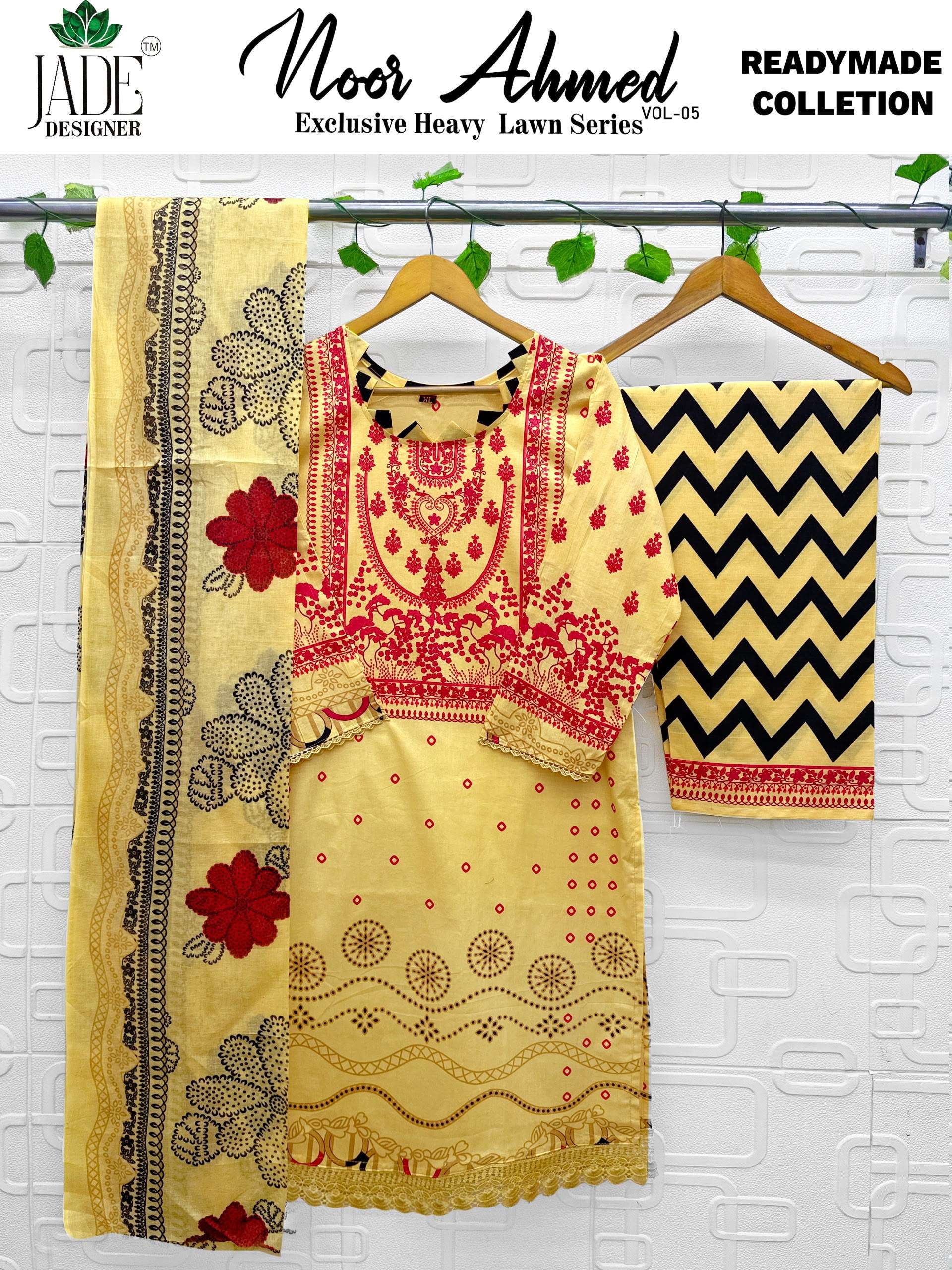 JADE DESIGNER NOOR AHMED VOL 5 READY MADE COLLECTION 