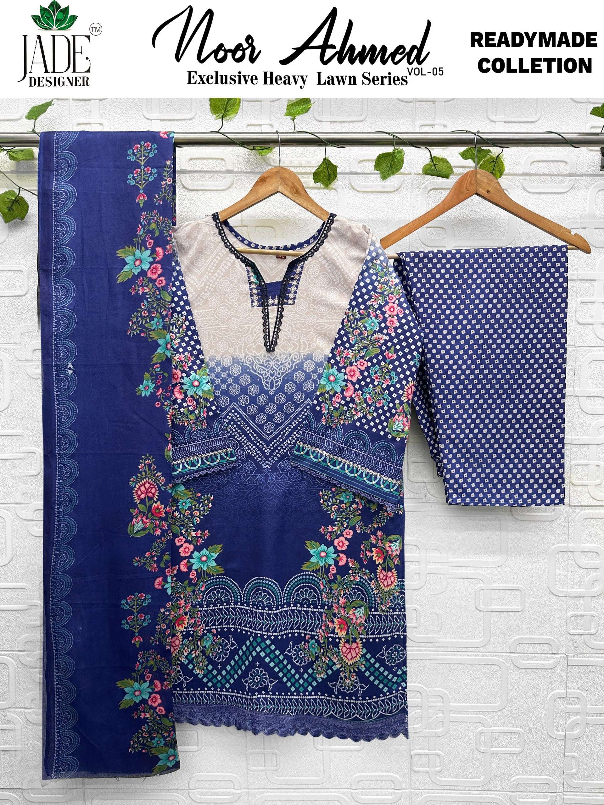 JADE DESIGNER NOOR AHMED VOL 5 READY MADE COLLECTION 