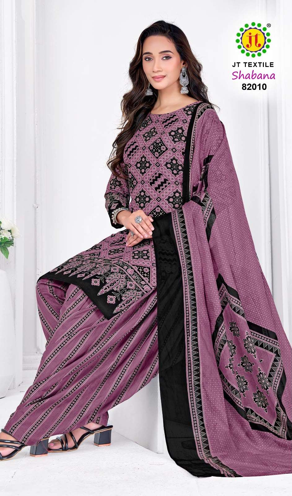 JT SHABANA VOL 82 COTTON PRINTED LADIES UNSTITCH DRESS MATERIALS 