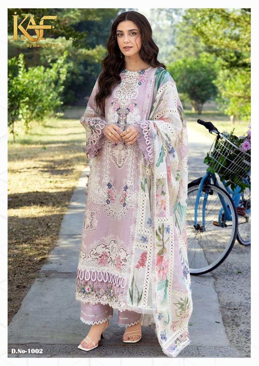 KAF FABRIC KASHMEE VOL 1 COTTON DIGITAL PRINTS SALWAR SUIT