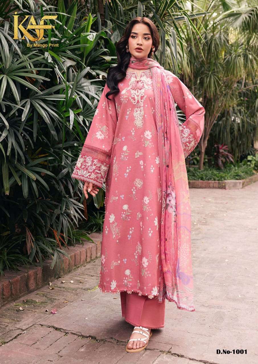 KAF FABRIC KASHMEE VOL 1 COTTON DIGITAL PRINTS SALWAR SUIT