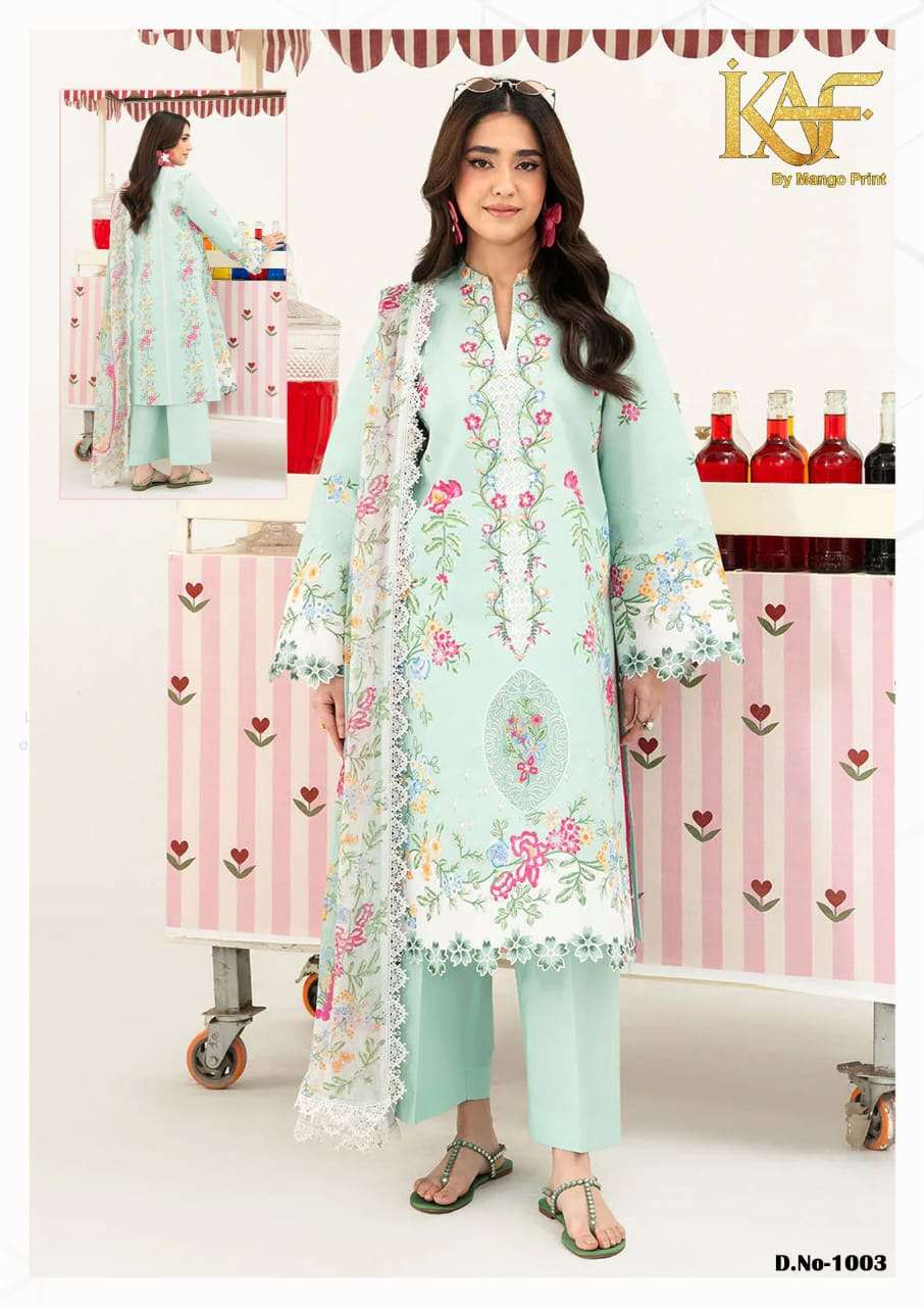 KAF FABRIC KASHMEE VOL 1 COTTON DIGITAL PRINTS SALWAR SUIT