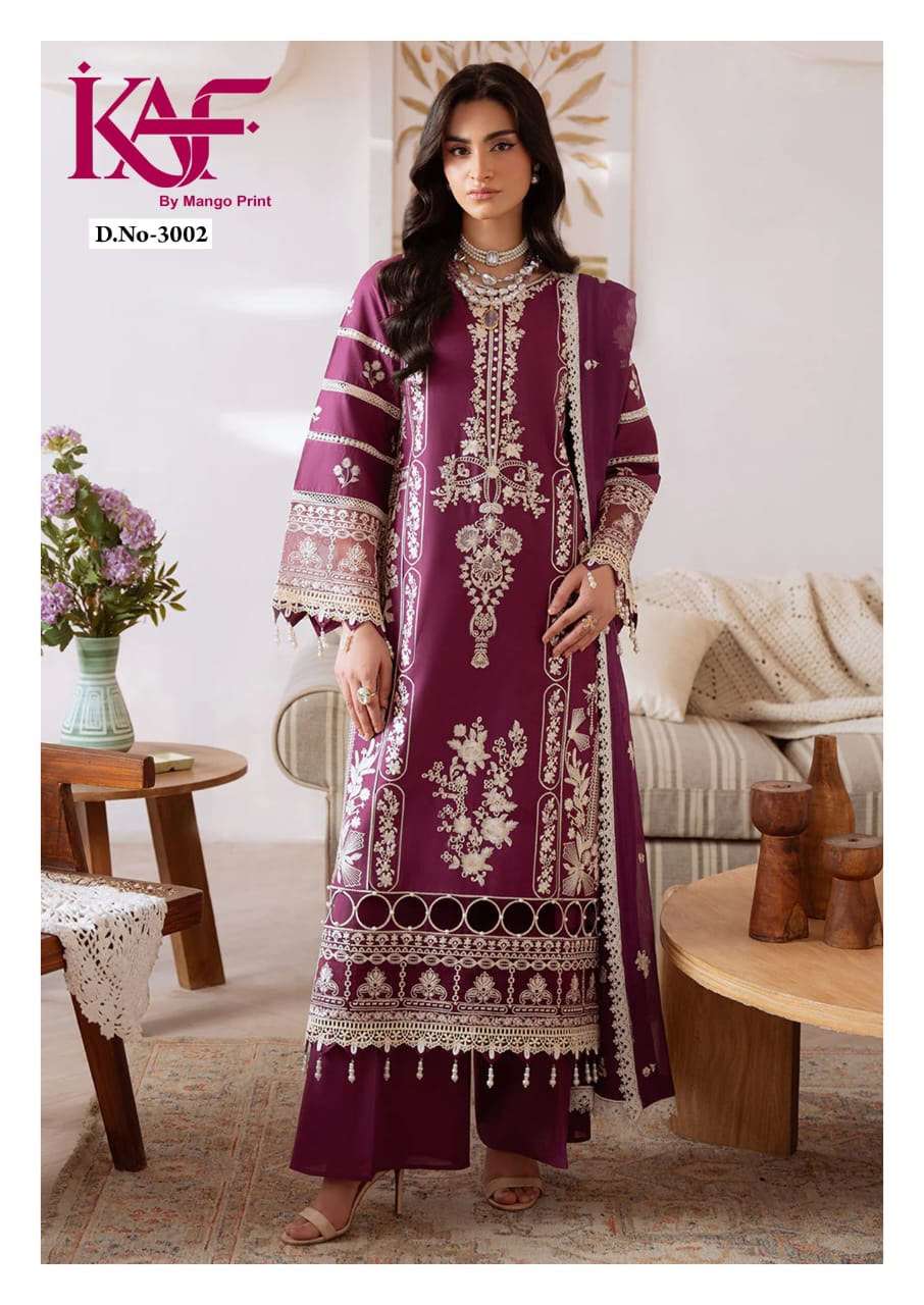 KAF FABRIC ROYAL RAWA VOL3 COTTON DIGITAL PRINT SALWAR SUIT