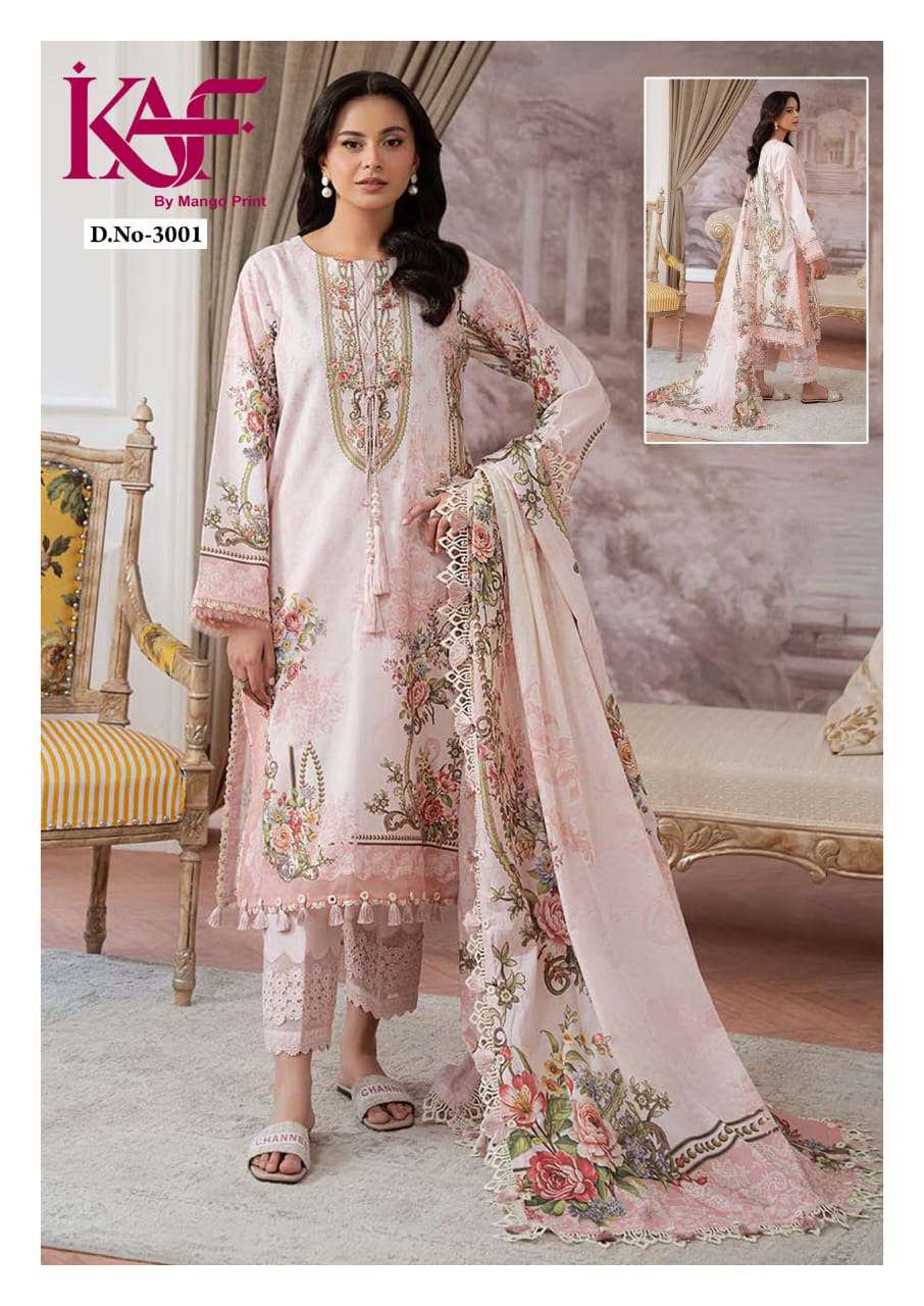 KAF FABRIC ROYAL RAWA VOL3 COTTON DIGITAL PRINT SALWAR SUIT