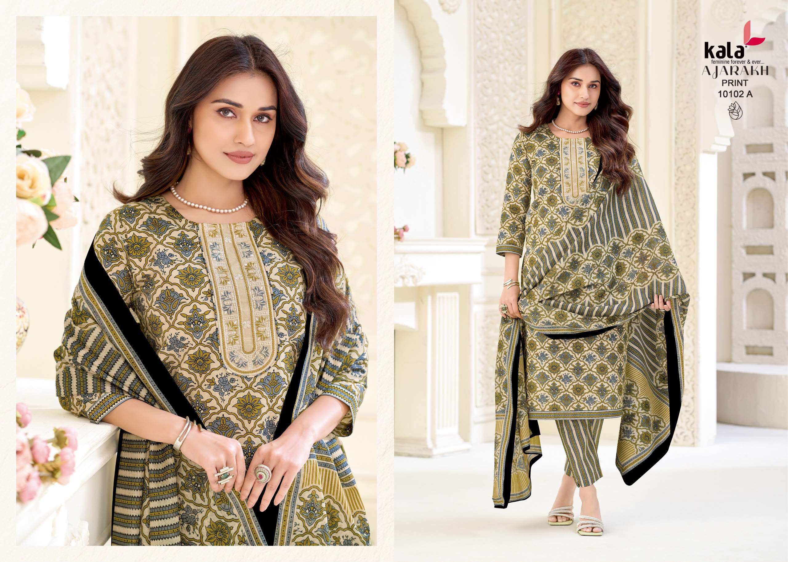 KALA FASHION AJRAKH SPECIAL VOL 1 READY MADE COLLECTION 