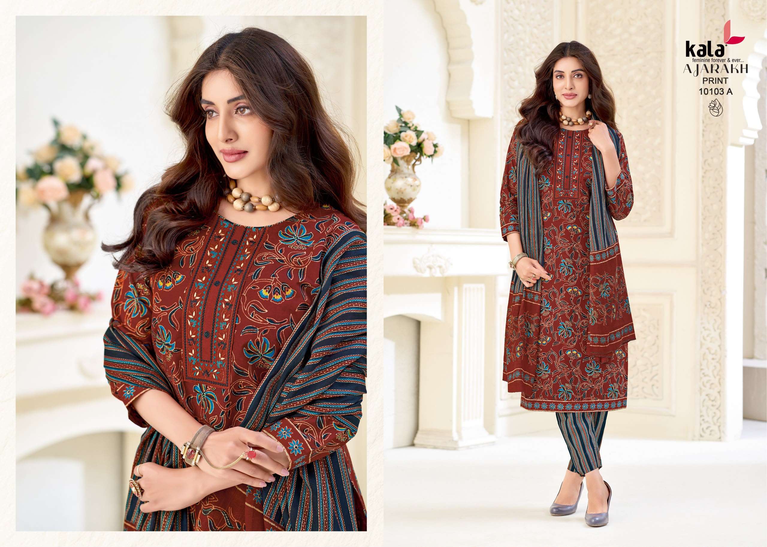 KALA FASHION AJRAKH SPECIAL VOL 1 READY MADE COLLECTION 