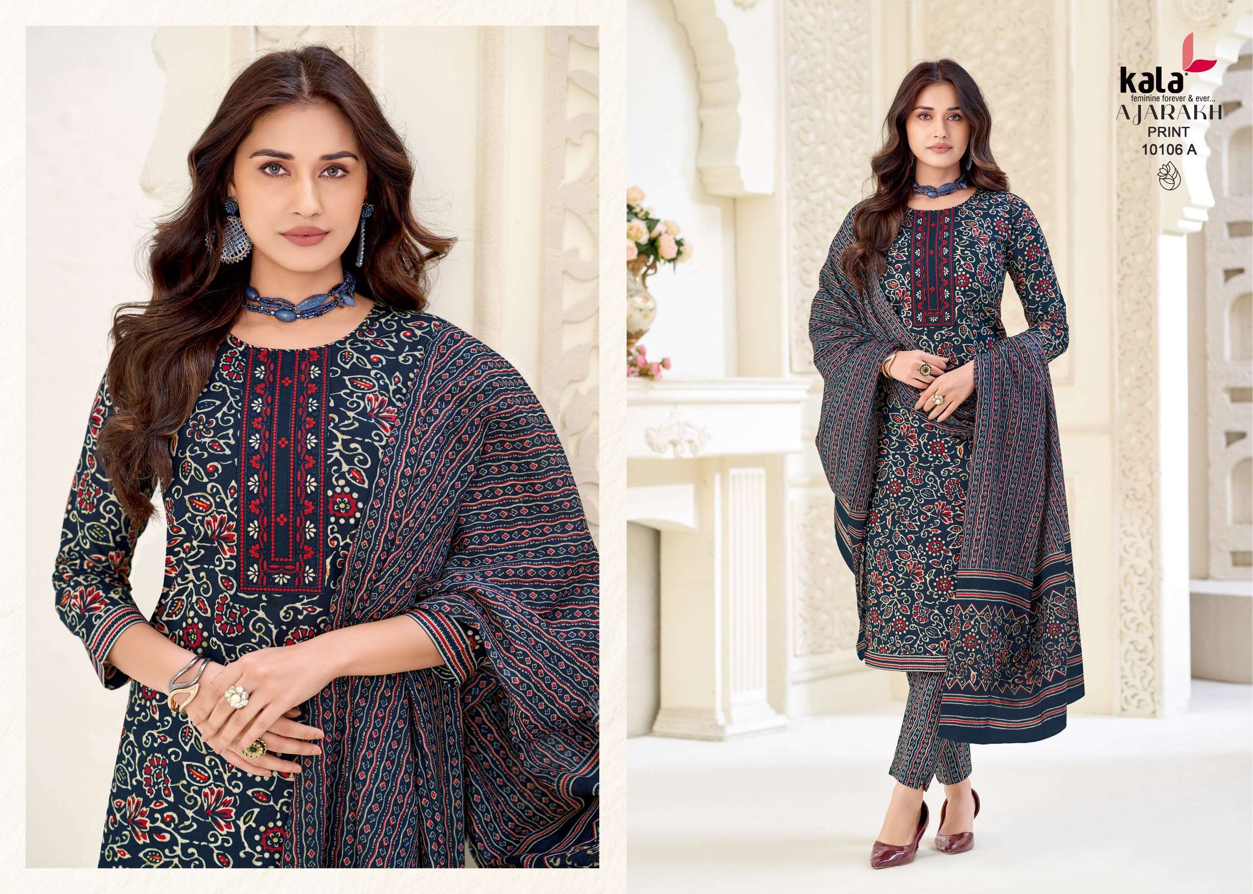 KALA FASHION AJRAKH SPECIAL VOL 1 READY MADE COLLECTION 