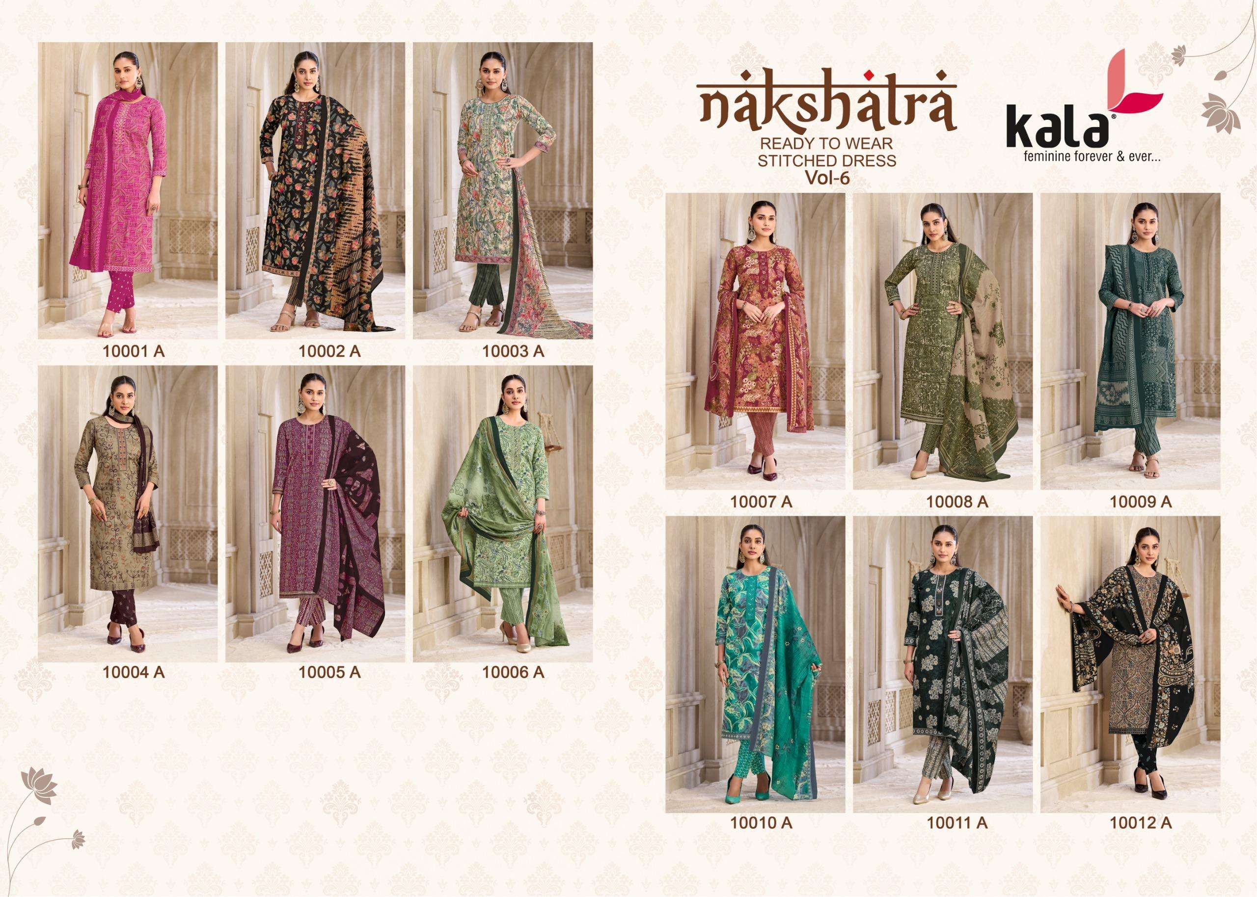 KALA FASHION NAKSHATRA VOL 6 READY MADE COLLECTION 