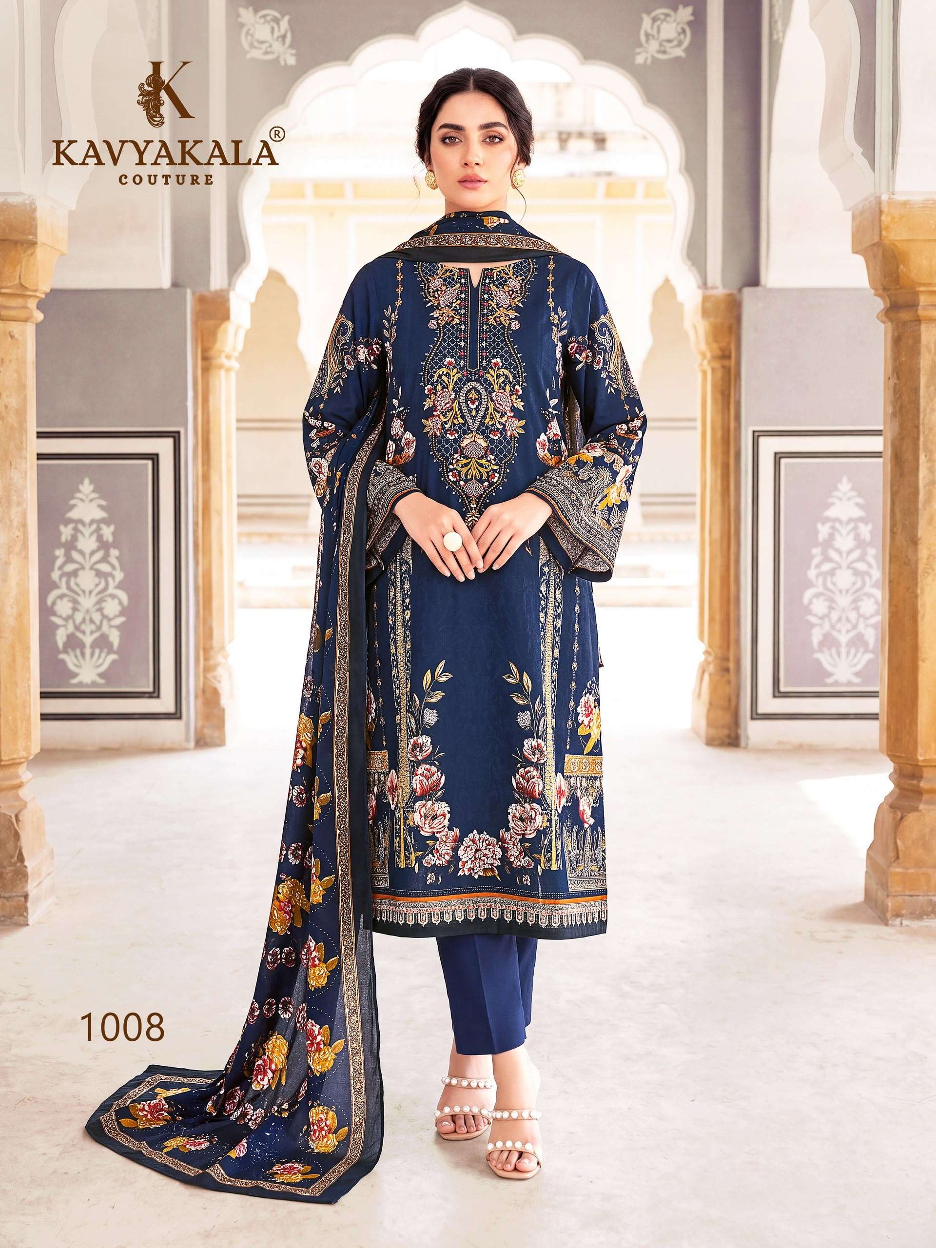 KAVYA KALA COUTURE JANNAT‎ COTTON DIGITAL PRINTS SALWAR SUIT   ‎ ‎  