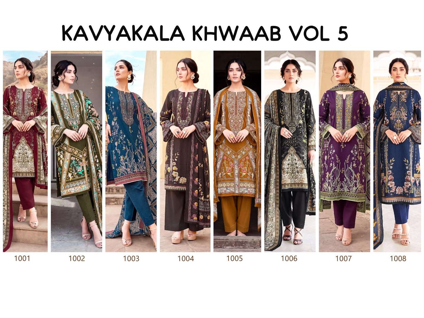 KAVYA KALA COUTURE KHWAAB COTTON PRINT WITH FANCY WORK SUIT 