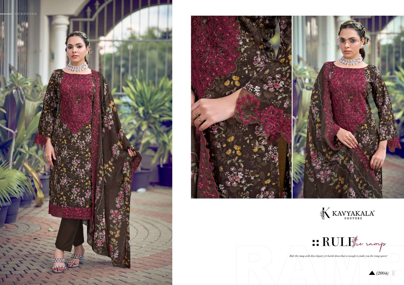 KAVYA KALA COUTURE MAHNOOR VOL 2 LAWN COTTON DIGITAL PRINT SALWAR SUIT 