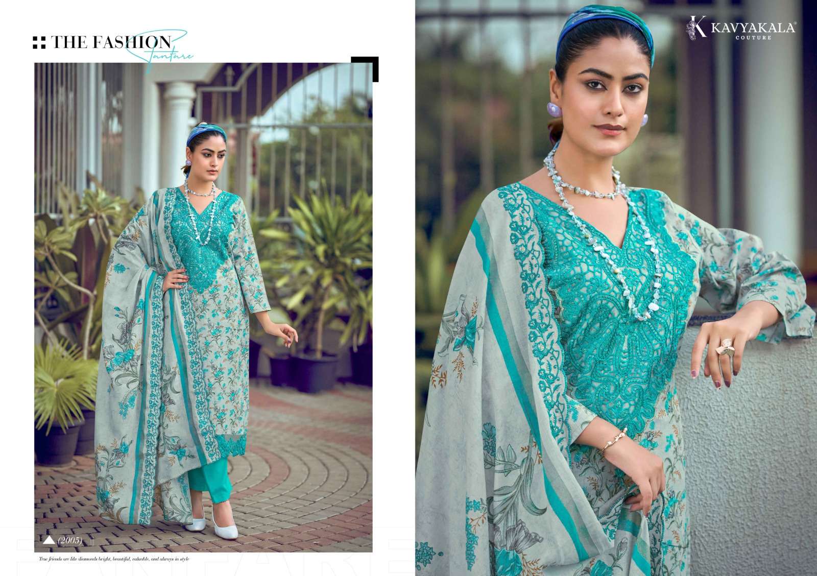 KAVYA KALA COUTURE MAHNOOR VOL 2 LAWN COTTON DIGITAL PRINT SALWAR SUIT 