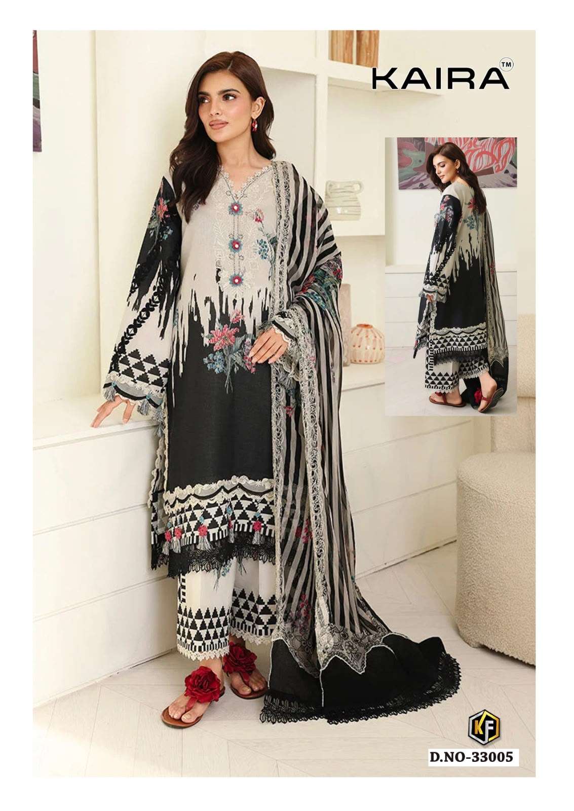 KEVAL FAB KAIRA VOL 33 LAWN COTTON DIGITAL PRINT SALWAR SUIT 