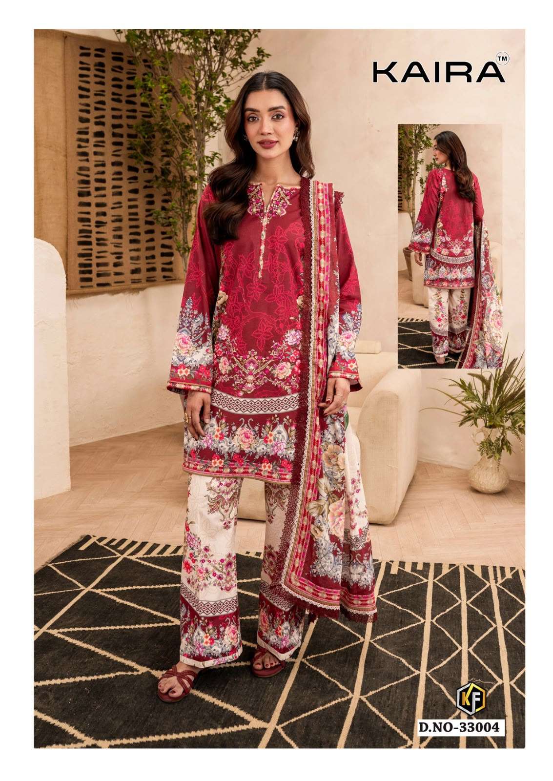 KEVAL FAB KAIRA VOL 33 LAWN COTTON DIGITAL PRINT SALWAR SUIT 