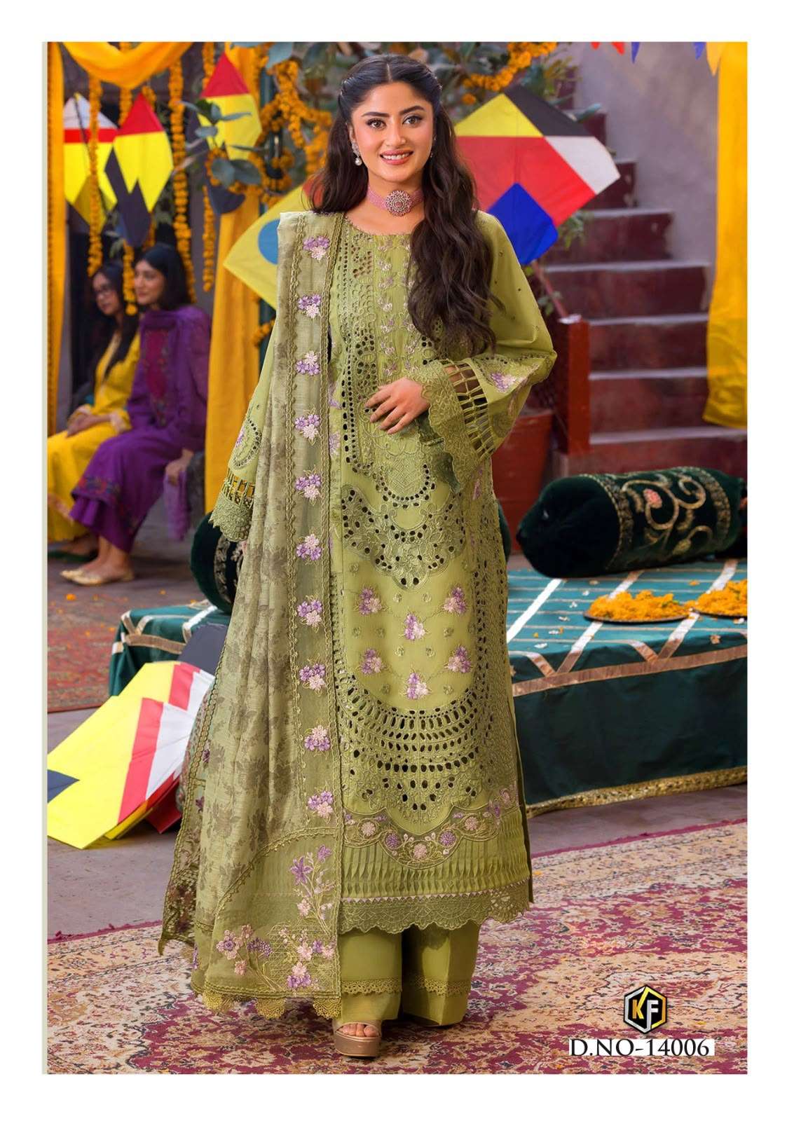 KEVAL FAB KANEEZ HEAVY COTTON LUXURY COLLECTION VOL14 LAWN COTTON DIGITAL PRINT SALWAR SUIT