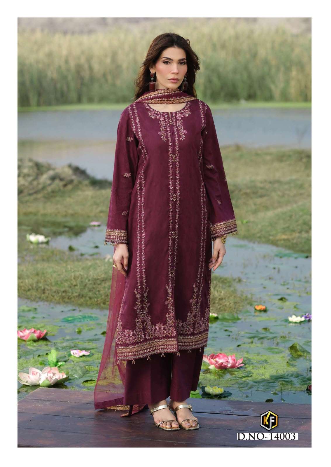 KEVAL FAB KANEEZ HEAVY COTTON LUXURY COLLECTION VOL14 LAWN COTTON DIGITAL PRINT SALWAR SUIT